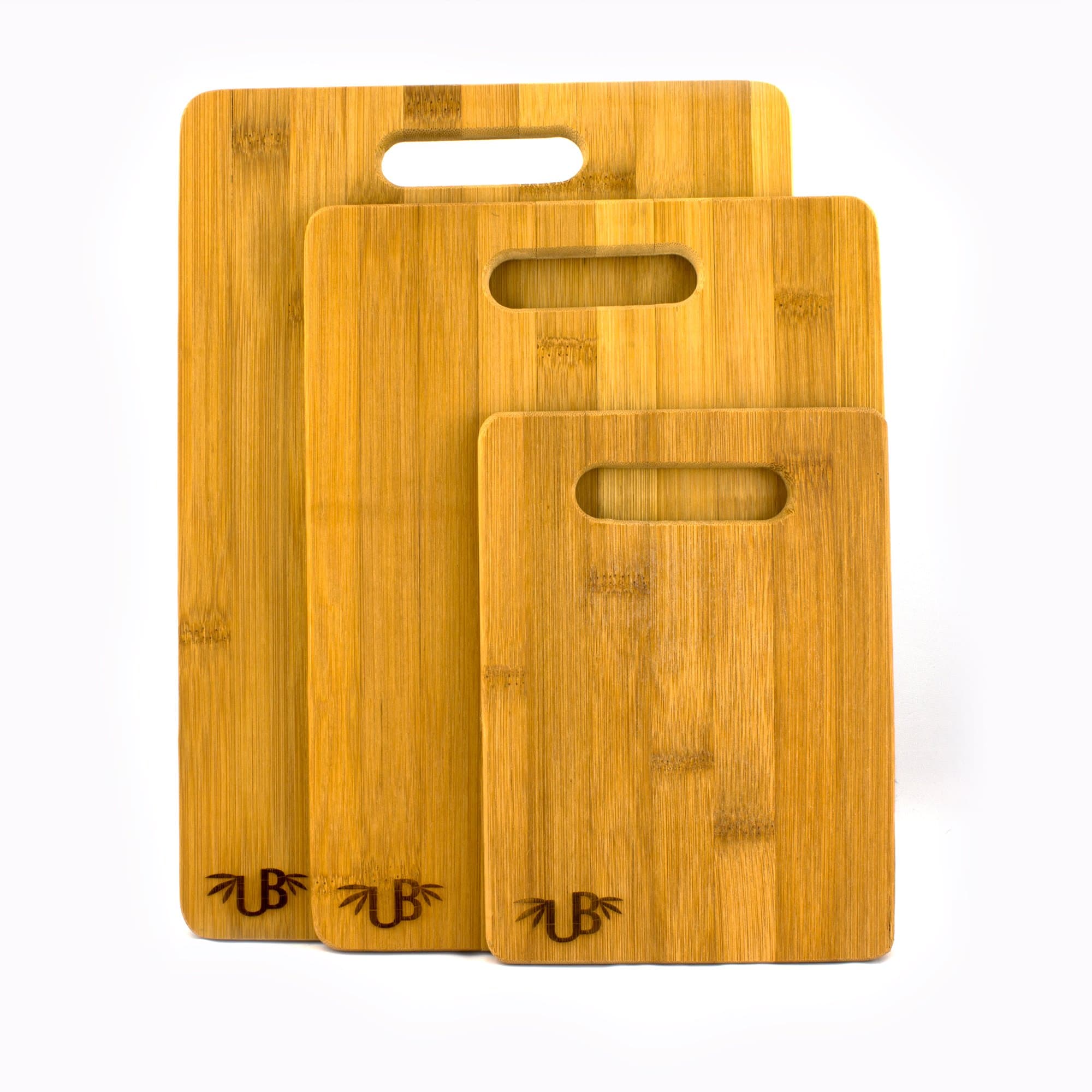 Bamboo 3-Piece Cutting Board Set Eco-Friendly Durable Ultimate Bamboo