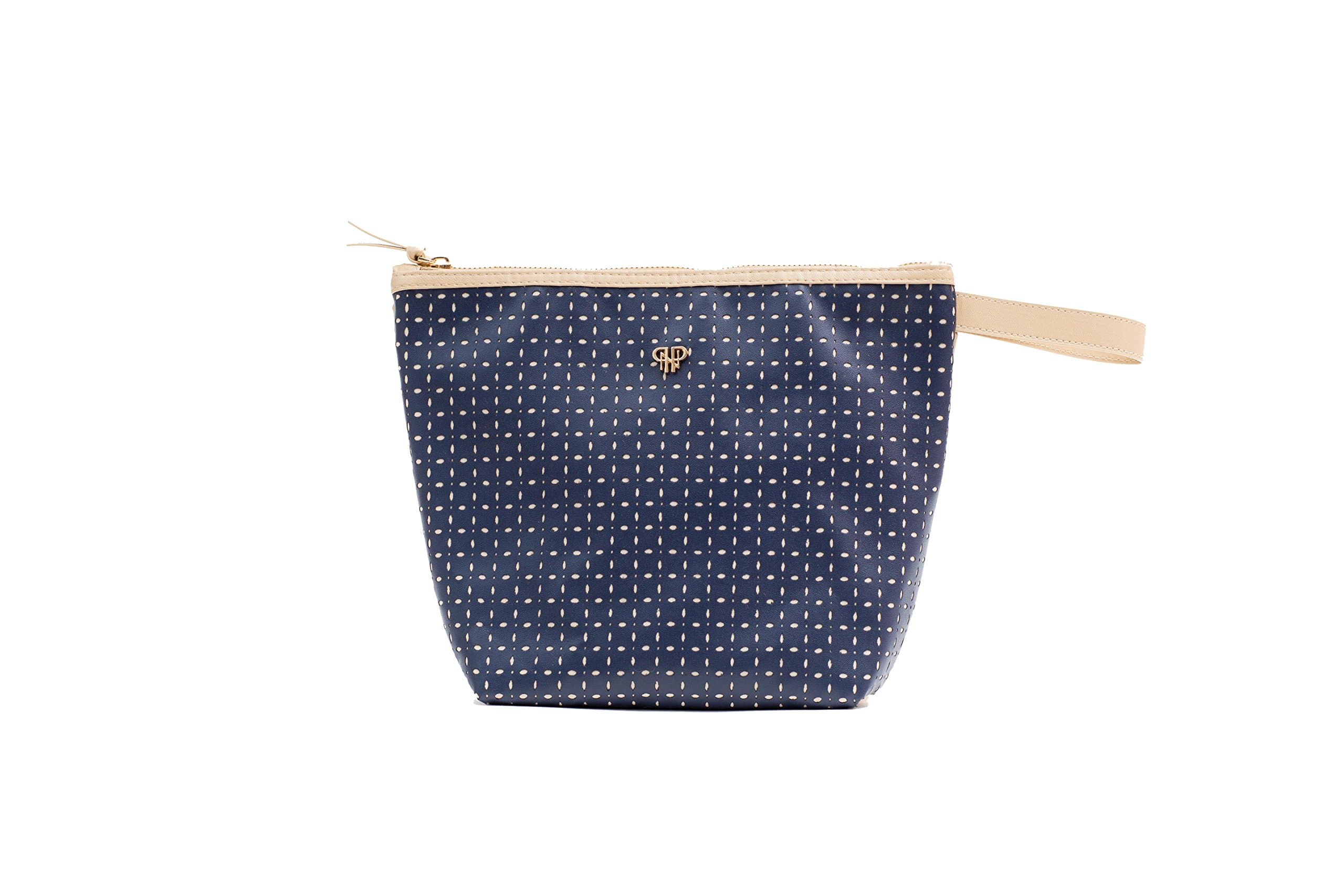 PurseN Extra Bag Pouch Toiletry Makeup Everything Case Organizer Blue Dunes