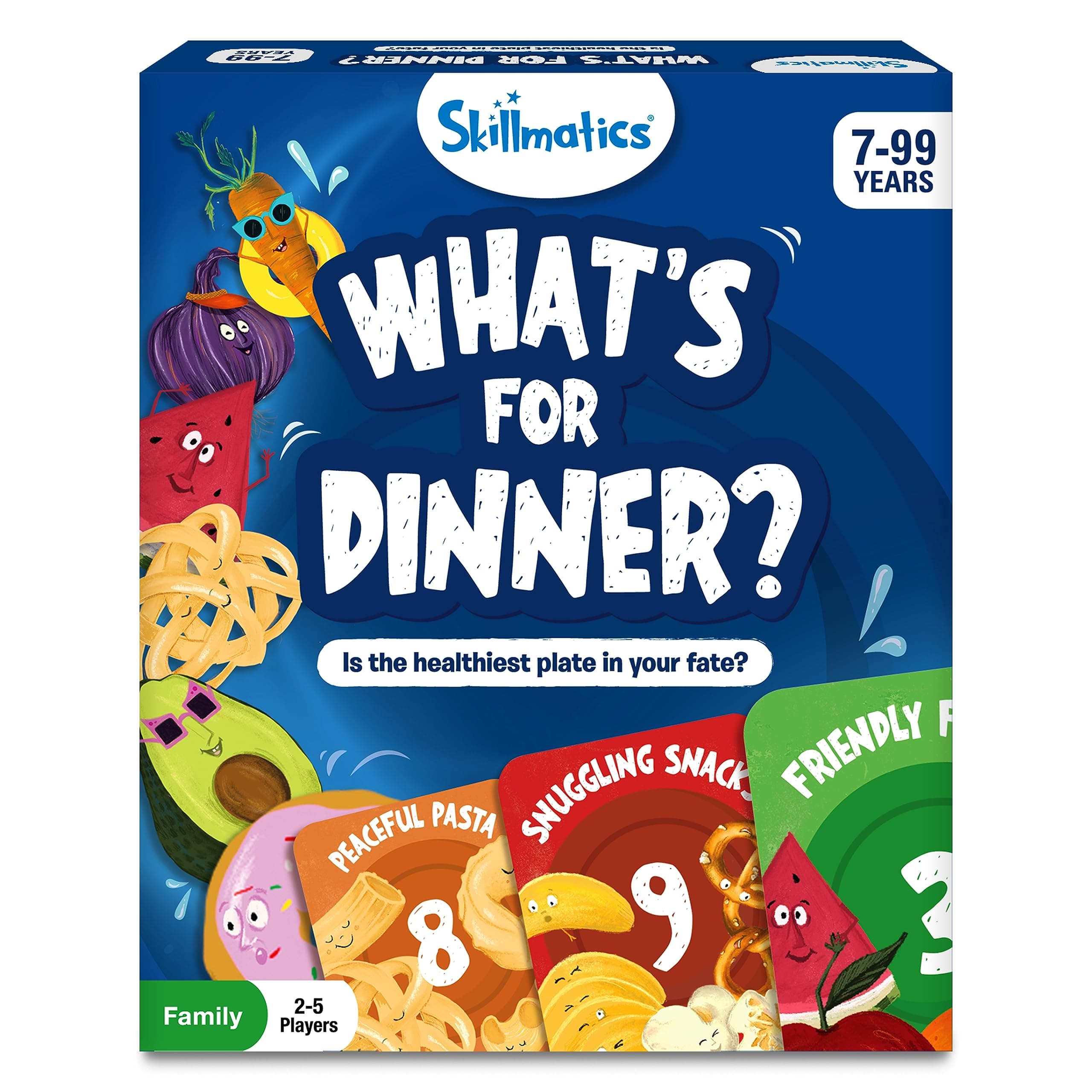 Skillmatics Card Game - What's for Dinner, Fun Strategy & Memory Game, Gifts & Family Friendly Games for Ages 7+ Years and Up