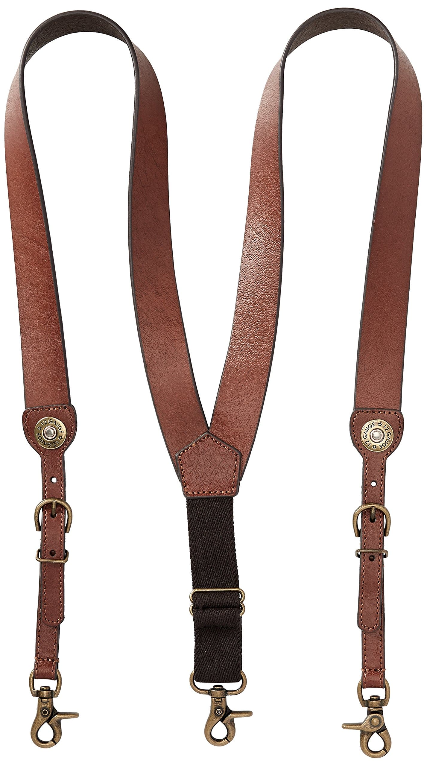 Nocona Men's Shot Shell Leather Suspender, tan, Medium