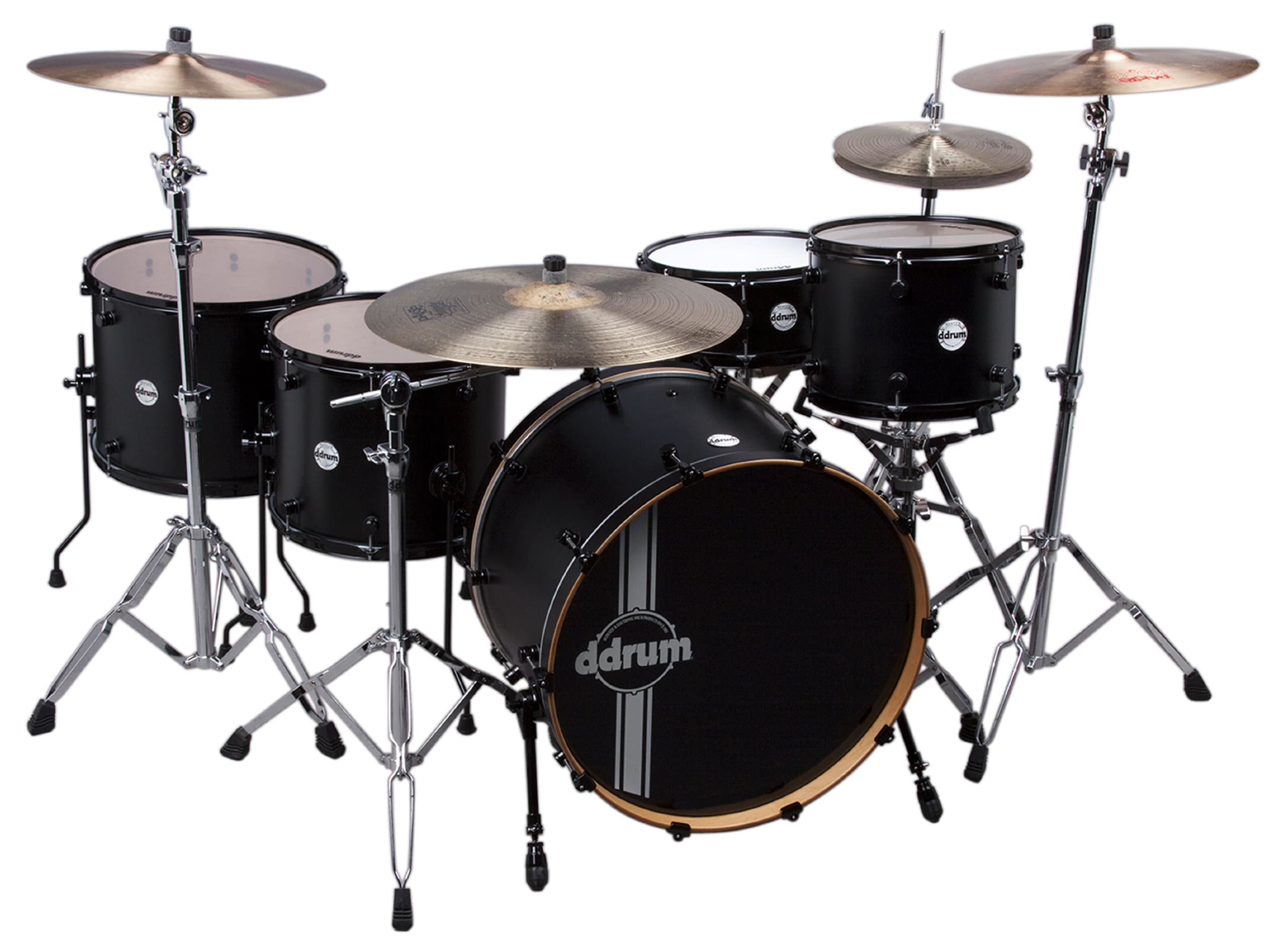 ddrum REFLEX RSL 22 5 PC BKS Drum Set, Black Satin