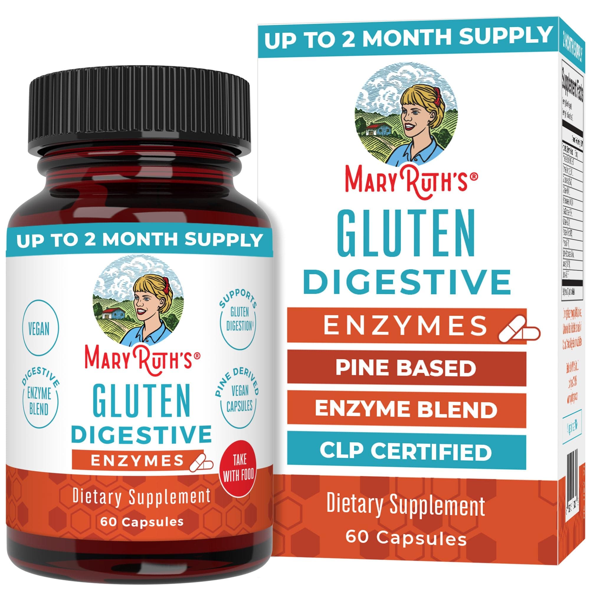 2 Month Supply Gluten Enzyme