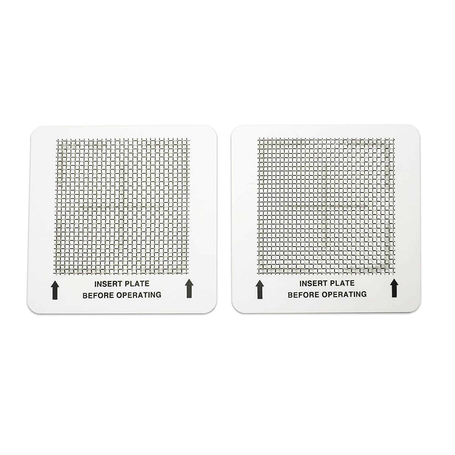2 Ceramic Ozone Plates 4.5"x 4.5" for EcoQuest, Alpine, Lightning Air, Better Living, Healthy Living, Zen Living, Spring Air, and other air purifiers.