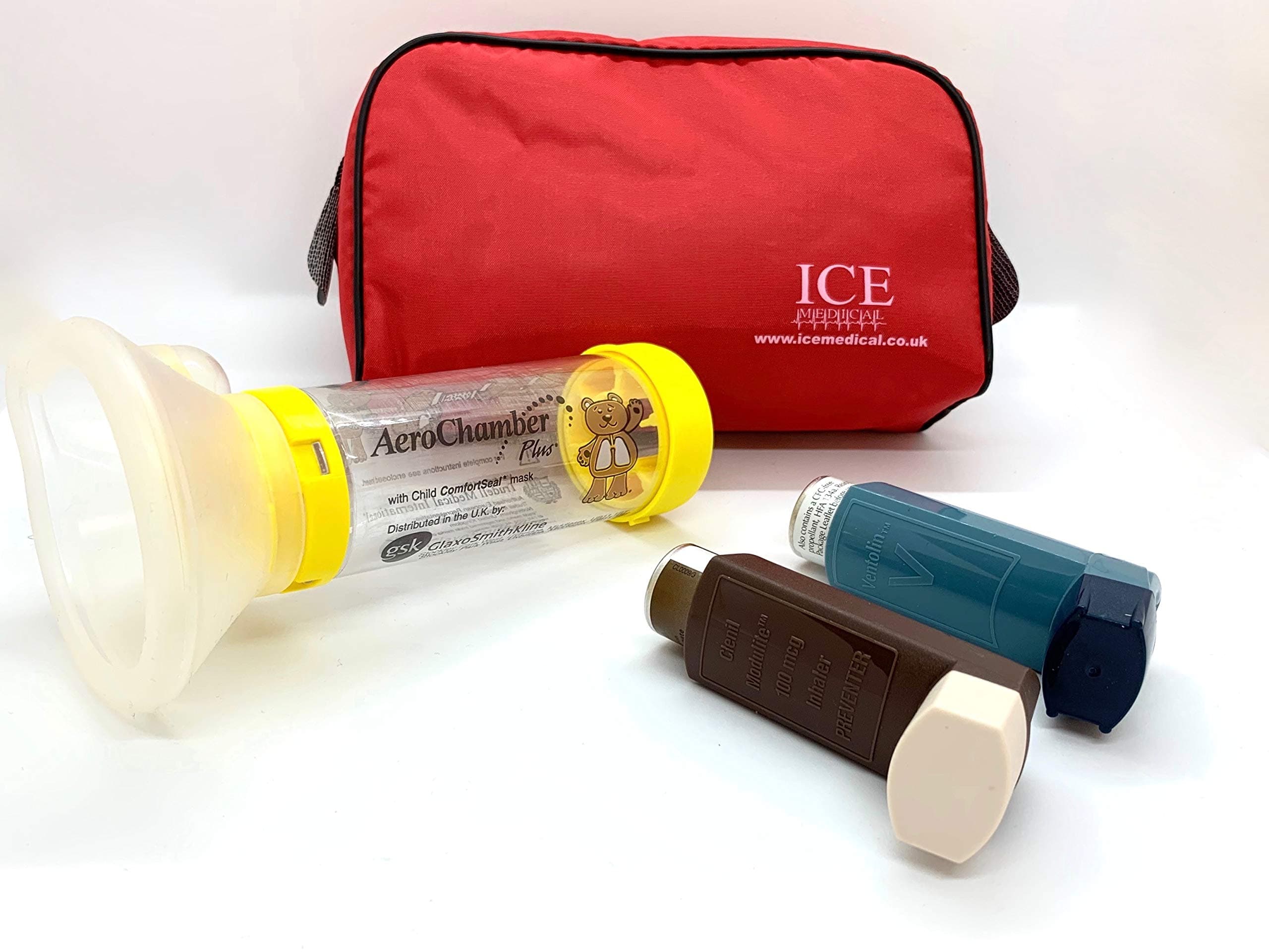 Inhaler Bag - Medium (Red)