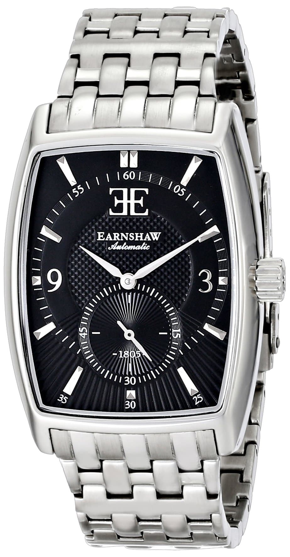 Thomas Earnshaw Men's ES-8009-11 Robinson Analog Display Automatic Self Wind Silver Watch