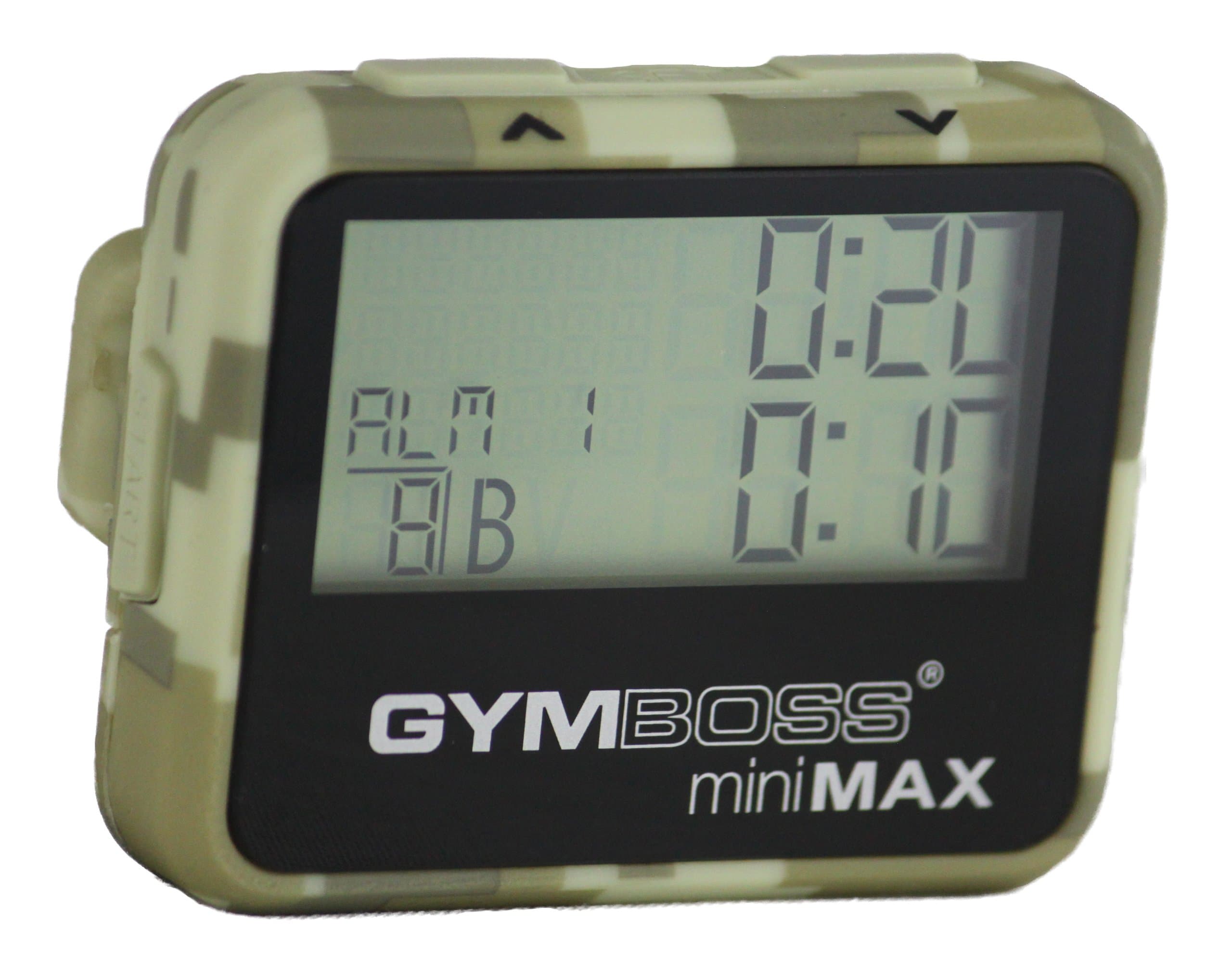miniMAX Interval Timer and Stopwatch - CAMOUFLAGE / TAN SOFTCOAT