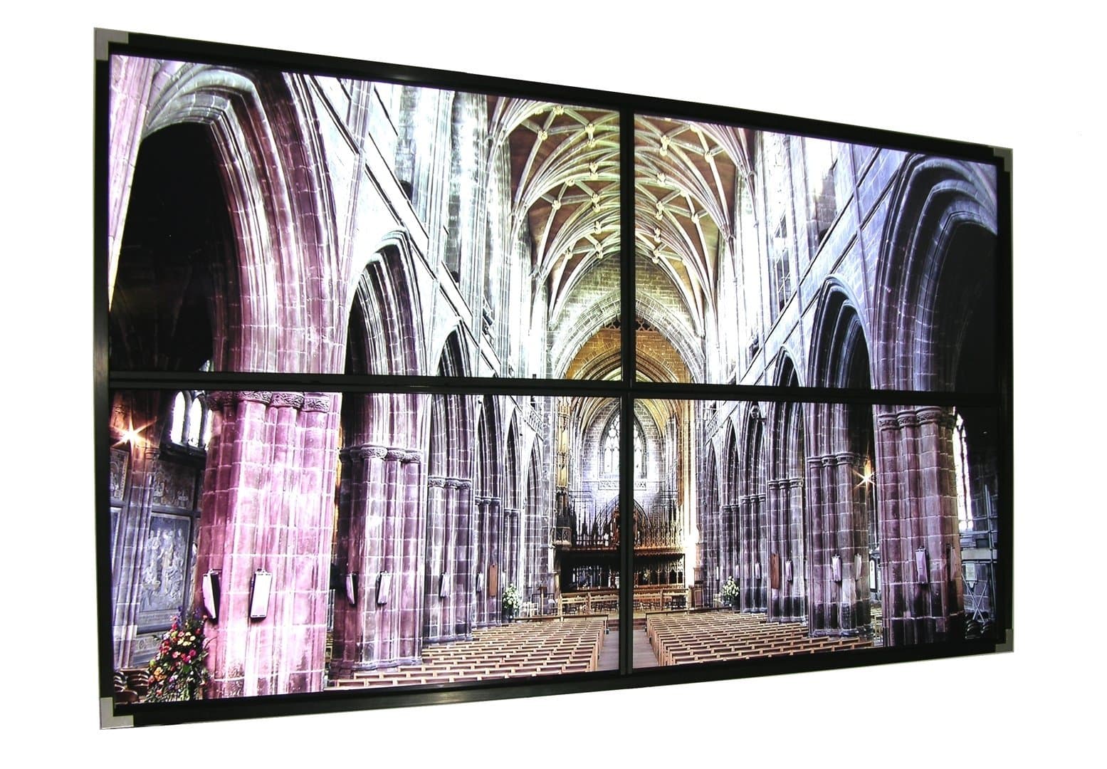 101" Video Wall with 4K Resolution and Touch Screen