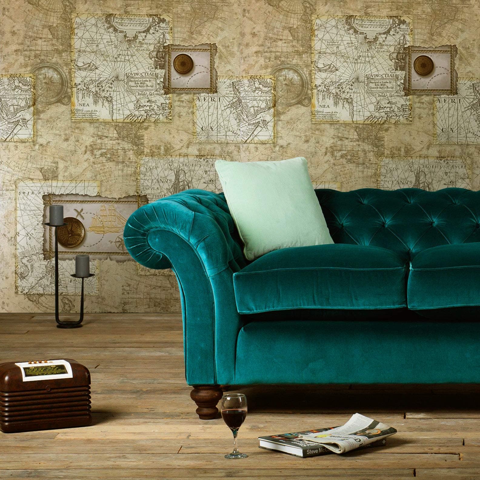 Slavyanski vinyl Unique wallpaper rolls rustic brown rust beige gold metallic ship map coverings textured old vintage retro nautical pattern wallcovering wall paper decor textures embossed covering 3D