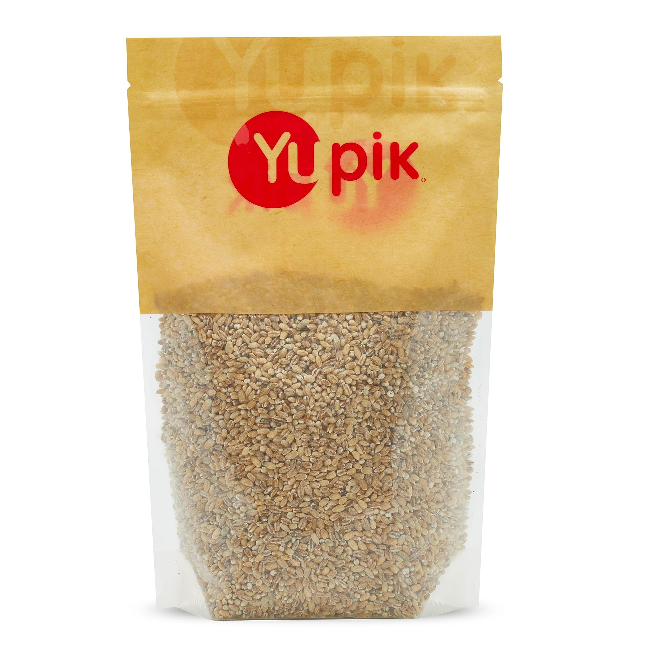 Yupik Pot Barley, 2.2 lb (35.2 oz), Non-GMO, Kosher, Vegan, Raw, Whole Grains, Sugar-Free, Salt-Free, Excellent Source of Fiber, Ideal for Cooking & Baking