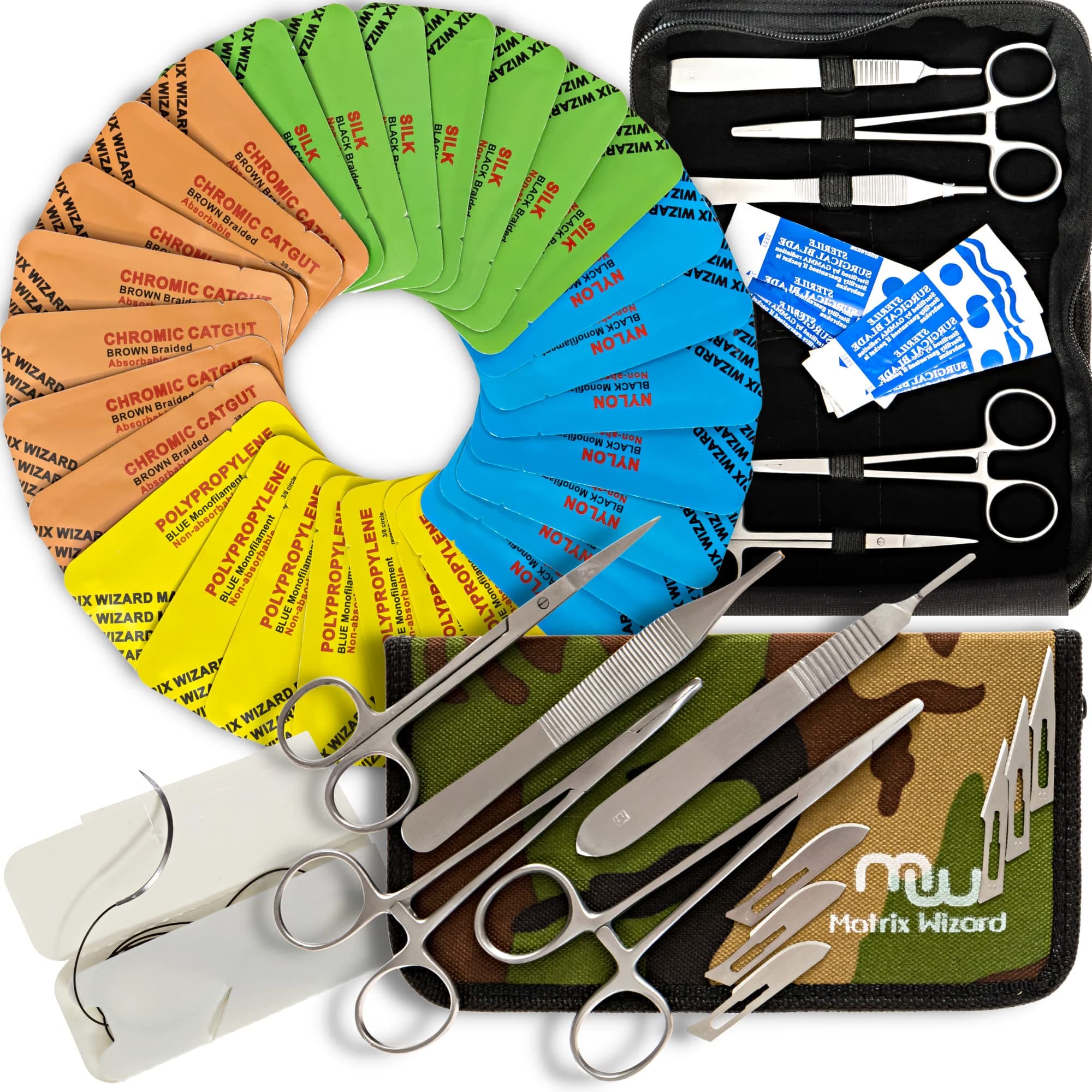 Medium Sized Military Design Suture Kit