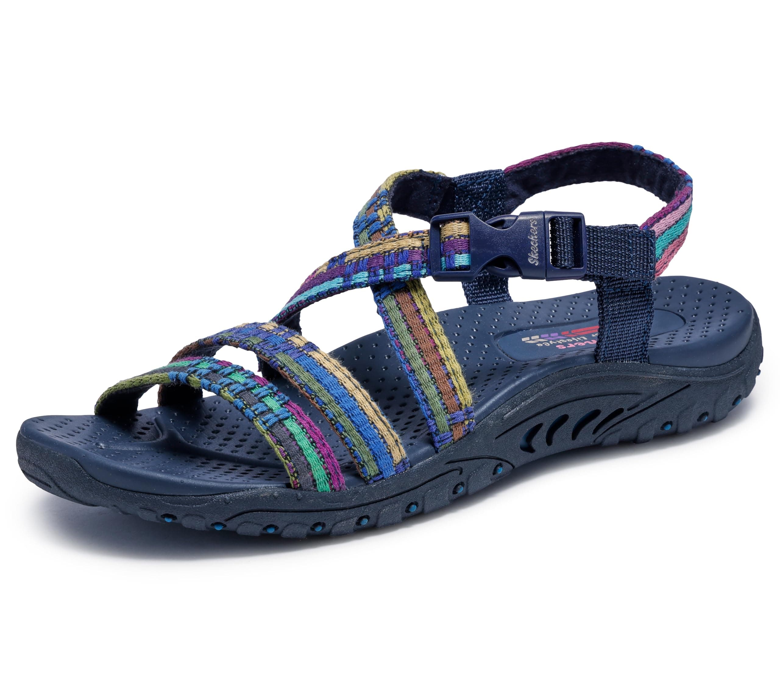 Women's Reggae-Sew Me-Boho Woven Strappy Slingback Sandal