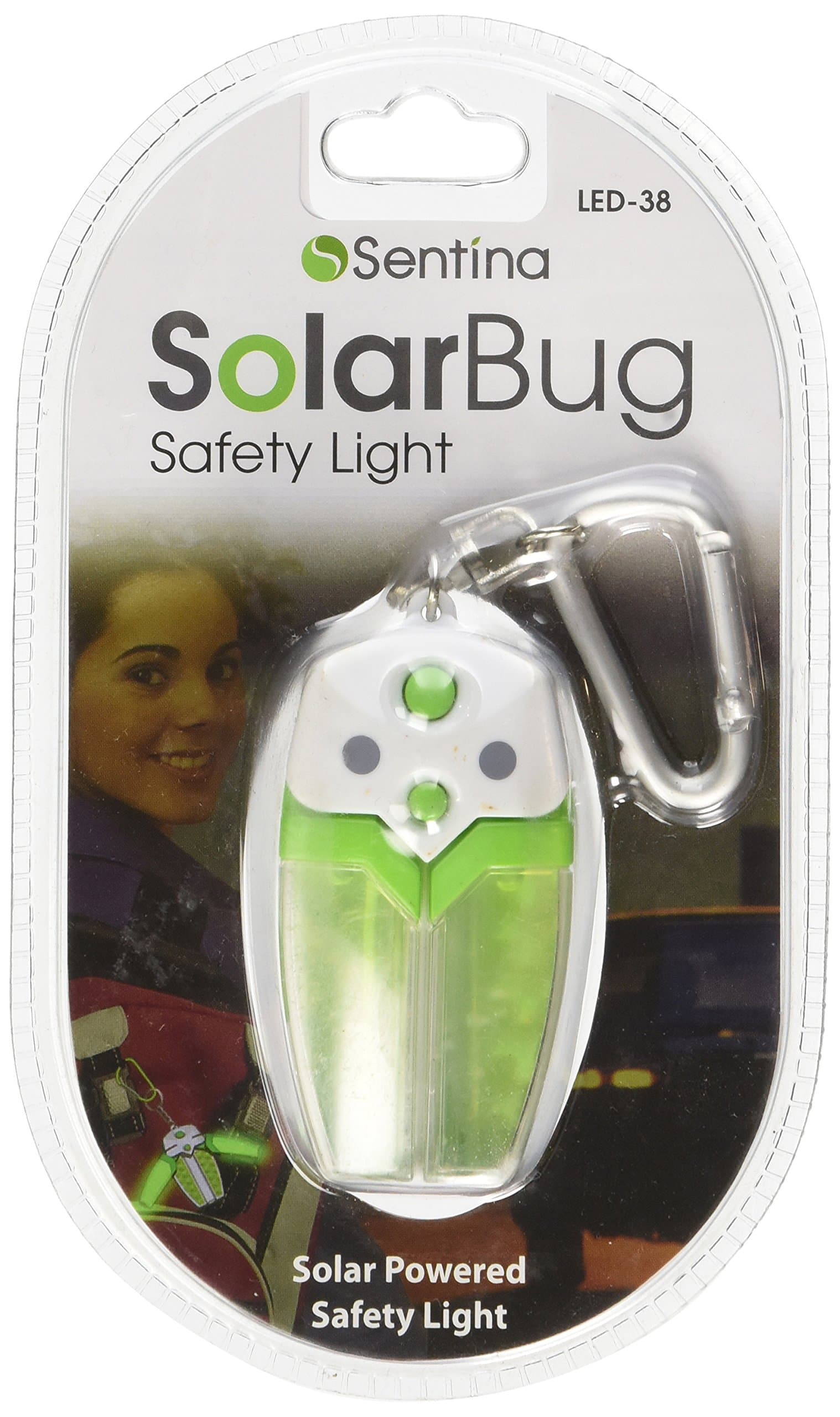 Sentina Solarbug Keychain Safety Light, 1 Count