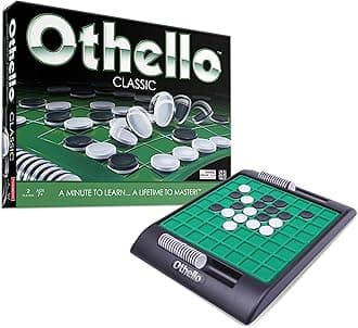 Funskool Othello Classic, Strategy Game, Board Game for Kids, Adults, Families, Educational, Fun, 2 Players, Family Fun, Learning Activity Toy for Childrens, Gift Set for Kid, Ages 7+ Years
