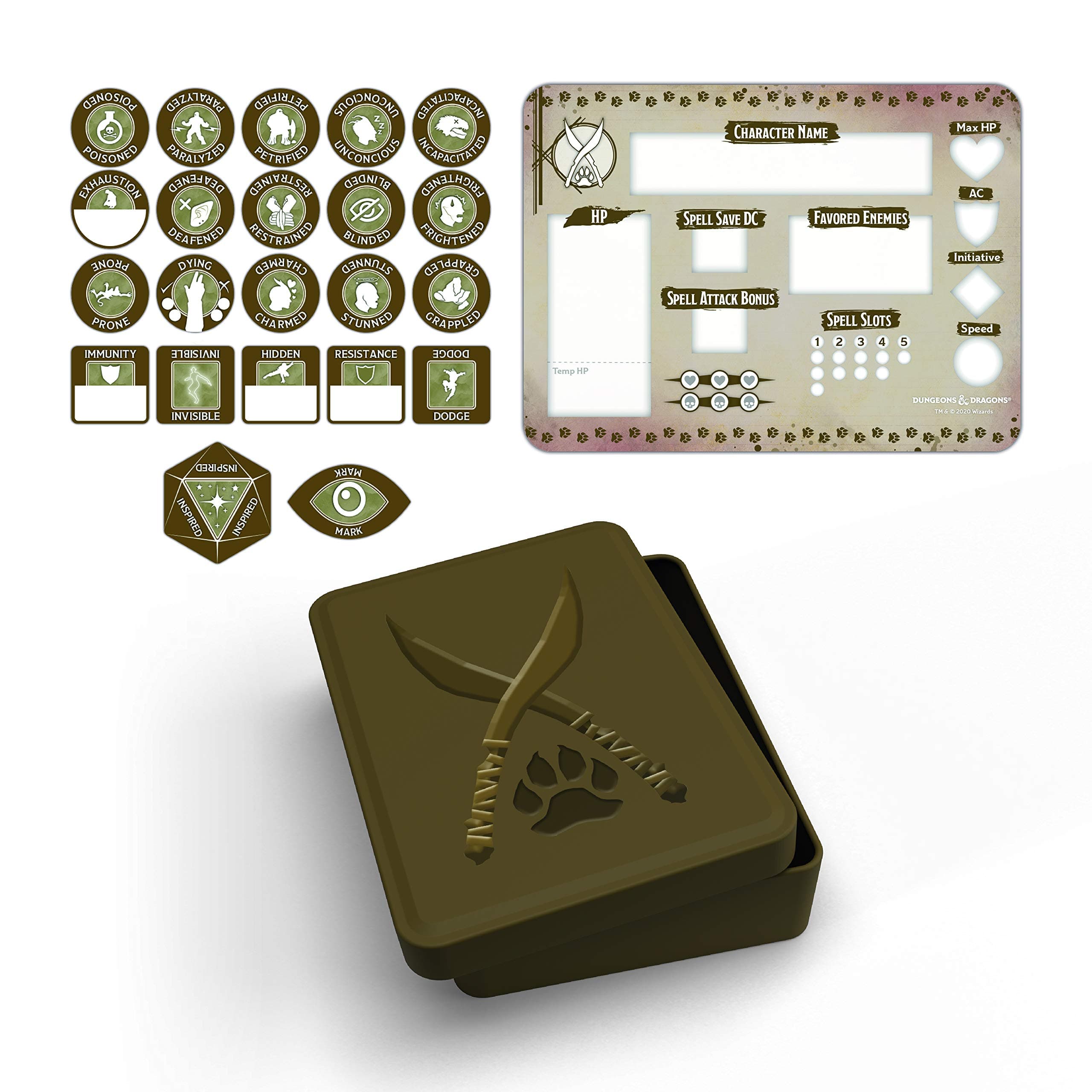 Gale Force Nine Dungeons & Dragons Ranger Token Set