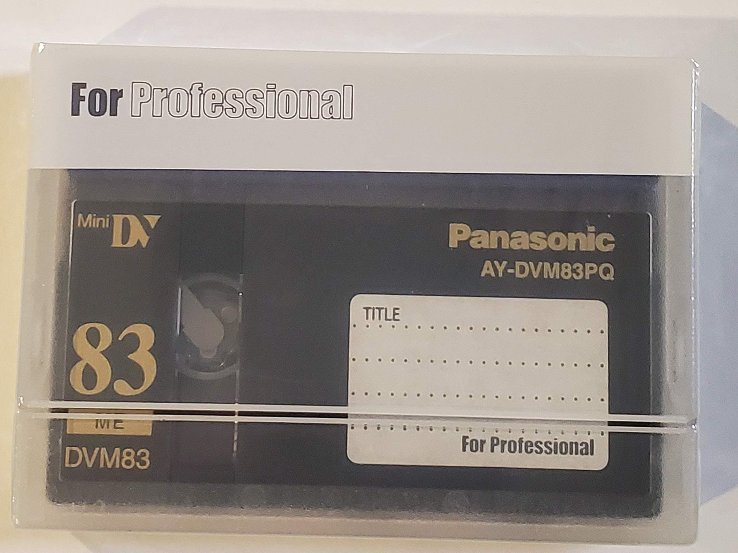 AY-DVM83PQ Professional Mini DV Tape 83min