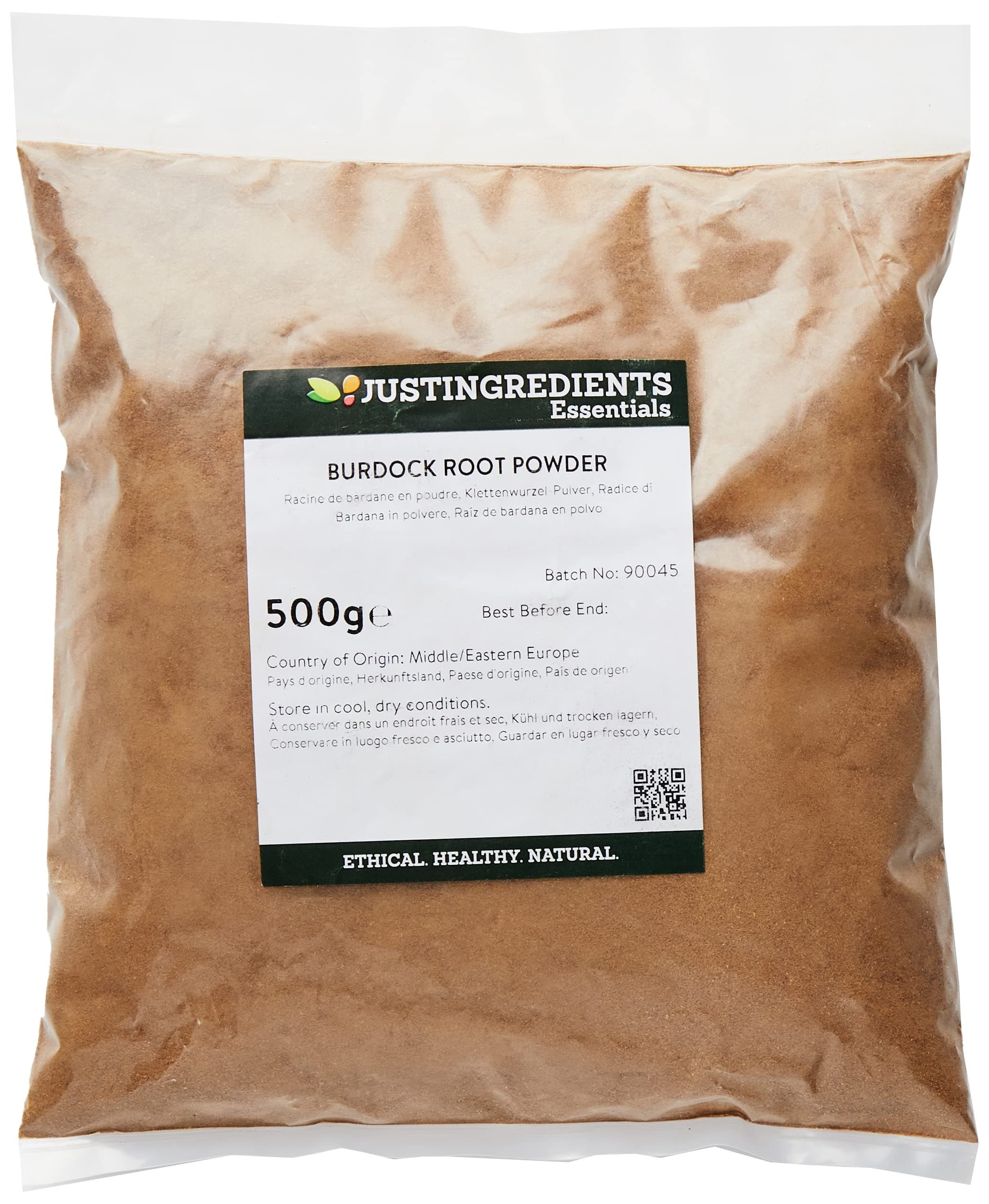 JustIngredients Burdock Root Powder 500 g