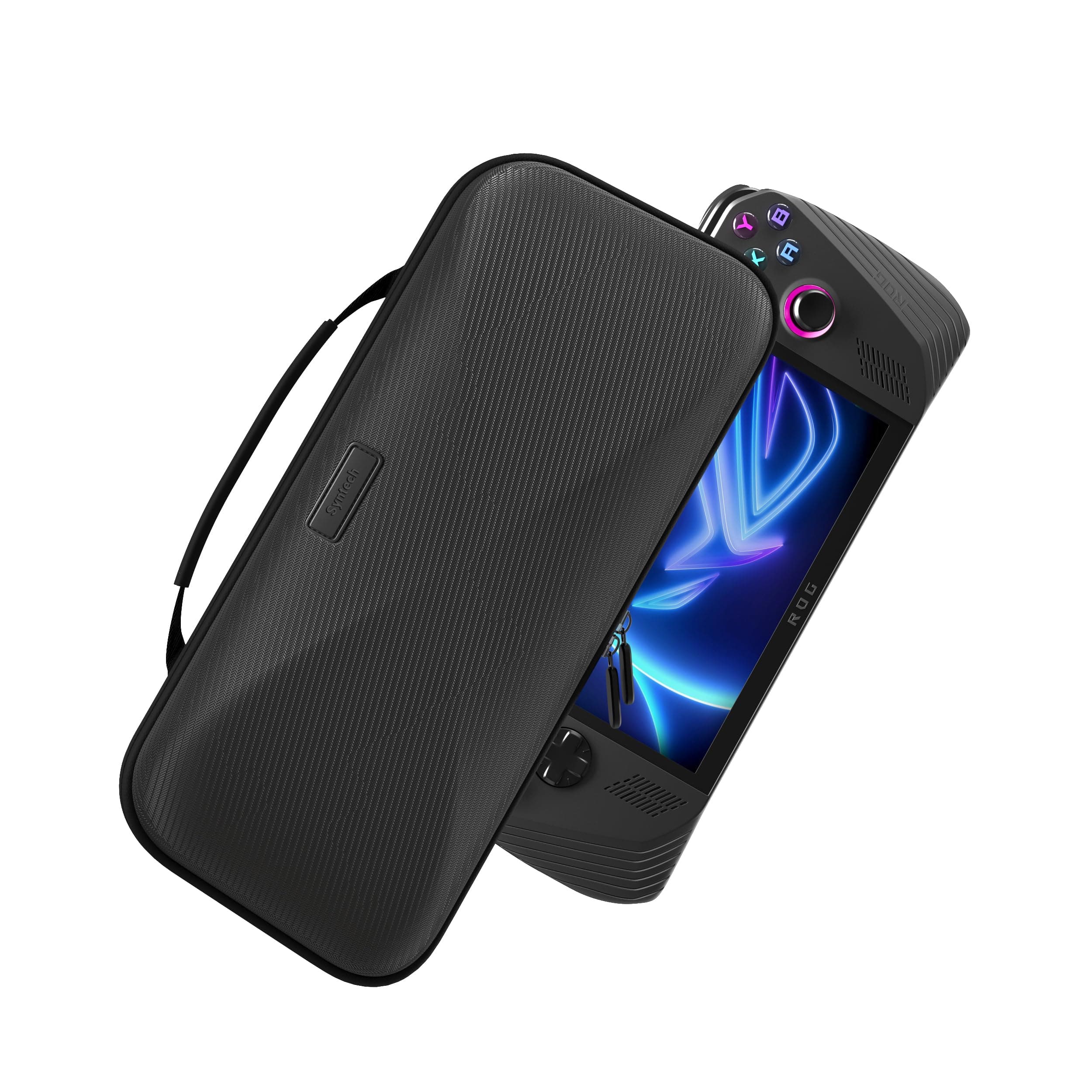 Syntech Hard Carrying Case Compatible with ROG Ally/Ally X [Not for Xbox 2025], Portable Travel Handheld Case for Storage Console & Accessories, EVA Shockproof Protective Carry Bag with Large Capacity