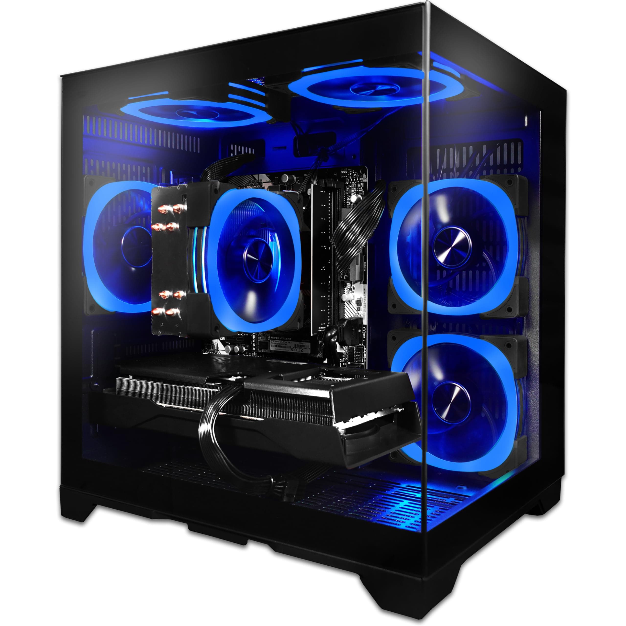 SAAV Blitz Prebuilt Gaming PC Bundle Desktop