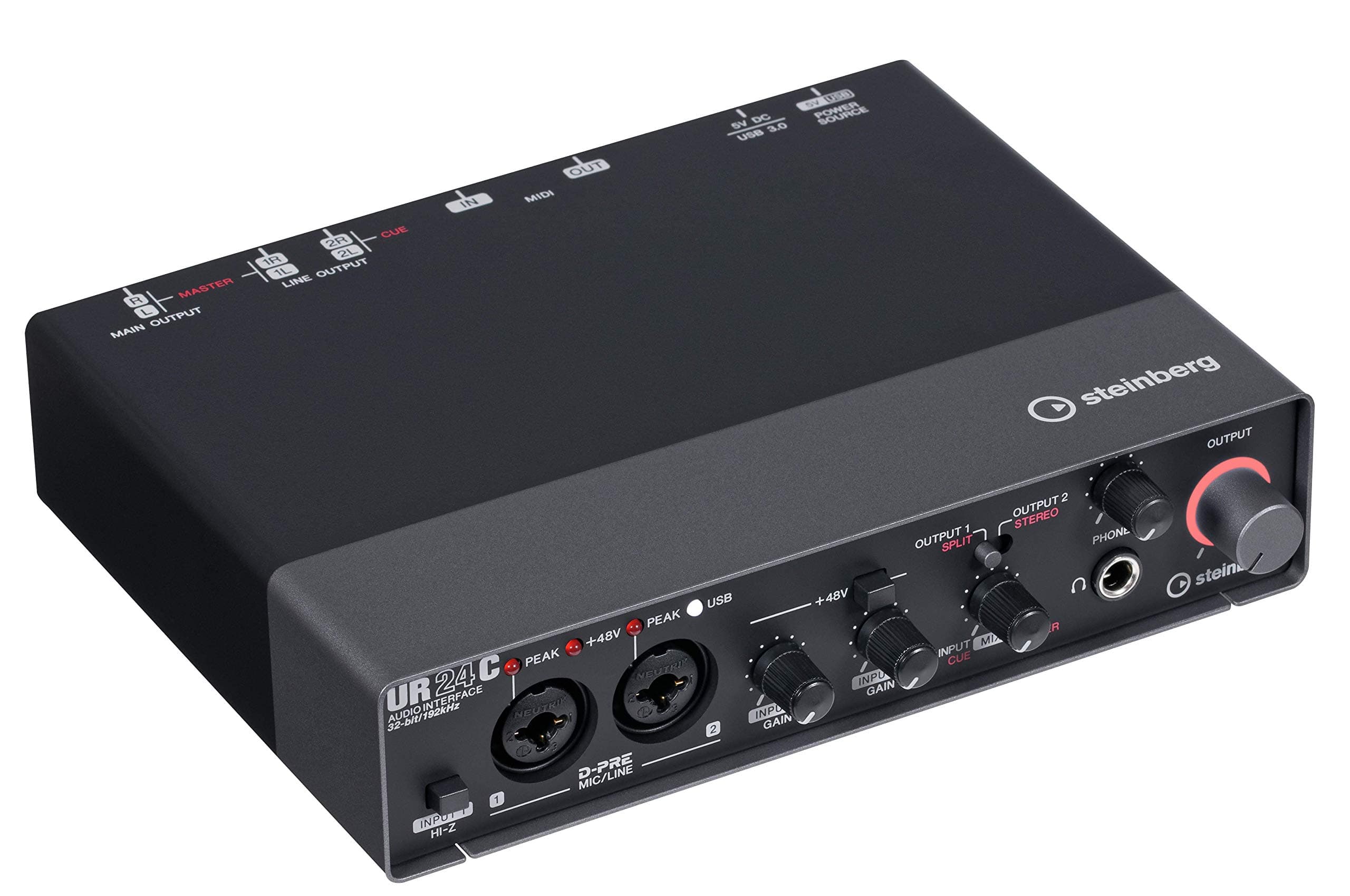 SteinbergUR24C 2x4 USB 3.0 Audio Interface with Cubase AI and Cubasis LE