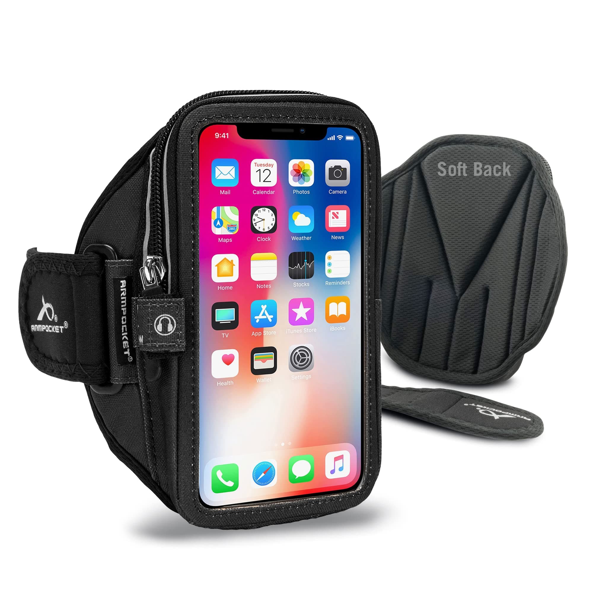 ArmpocketMega i-40 Black - Small Strap