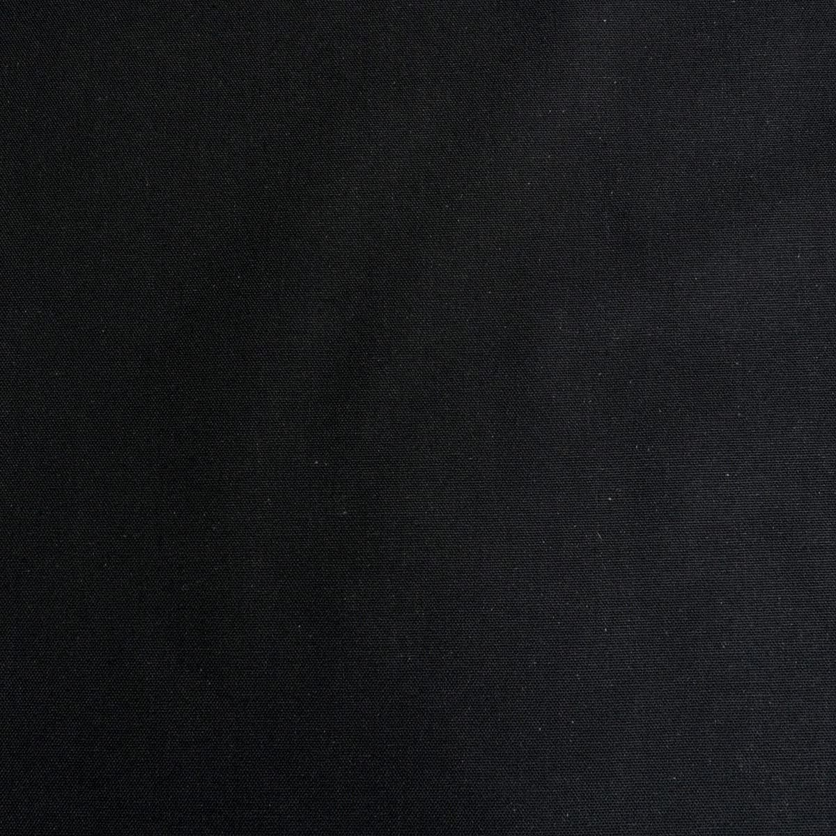 Cotton Canvas Fabric Solid Colours Bag Making Upholstery Craft Fabric 240 GSM (Jet Black, Per Half Metre)