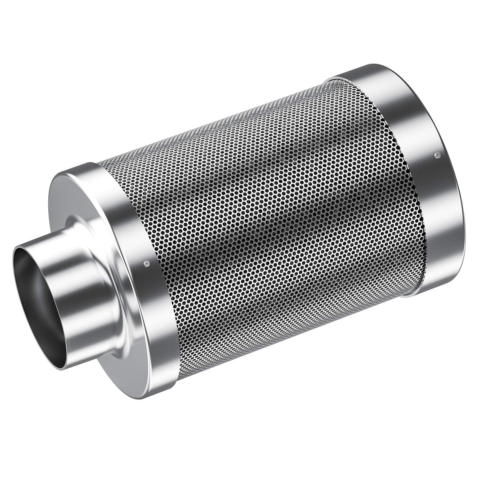 Auertech 6 Inch Air Carbon Filter, Odor Control with Australia Virgin Charcoal Tent Grow Plants Filter with Pre-Filter, Reversible Flange, for Inline Fan, Grow Tent, Odor Scrubber, Sliver