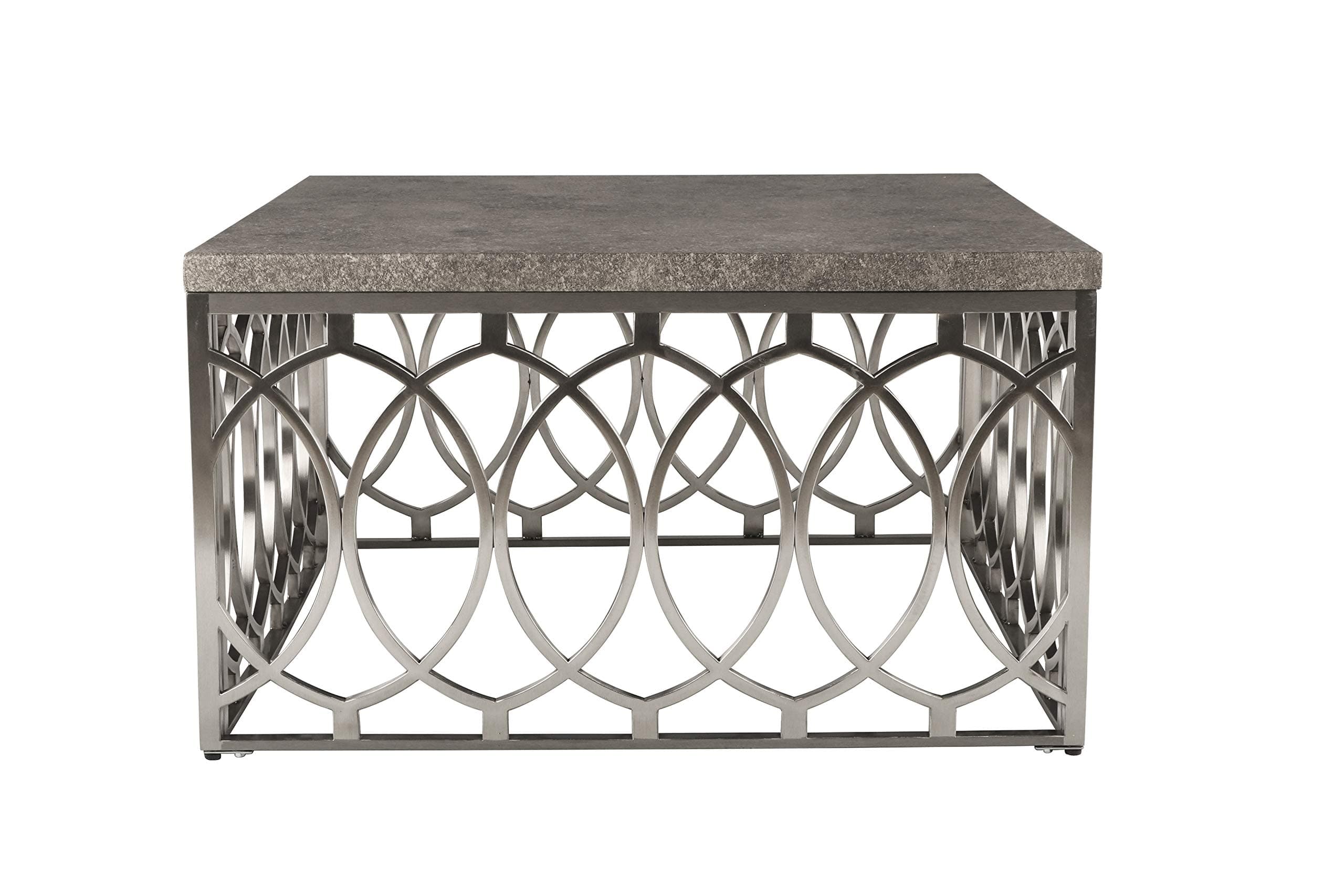 New Classic Cocktail Table, Metal, Gold