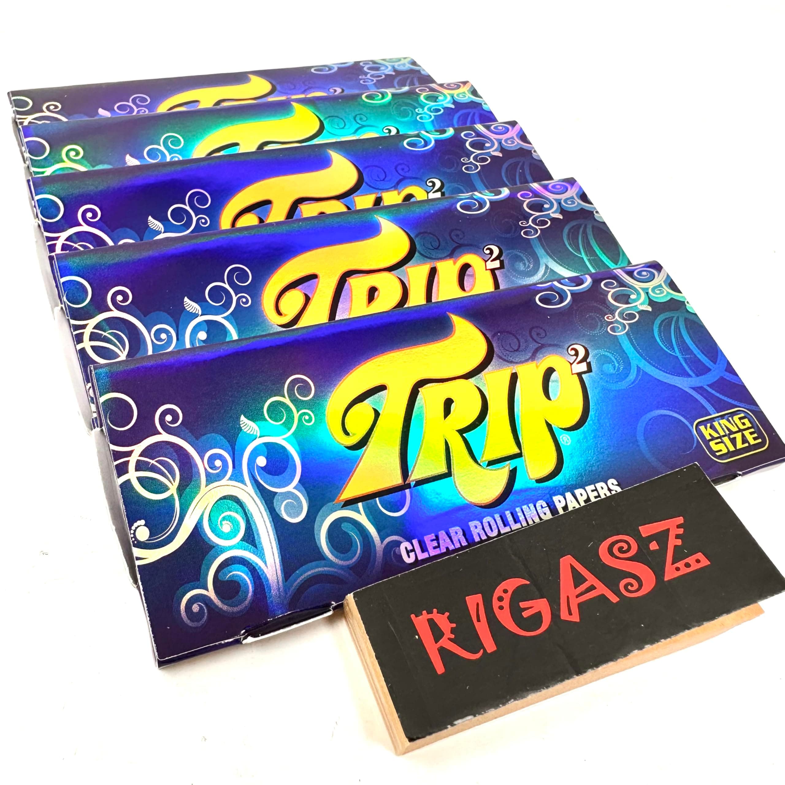 Trip2 Transparent Clear King Size Papers (5 Packs)