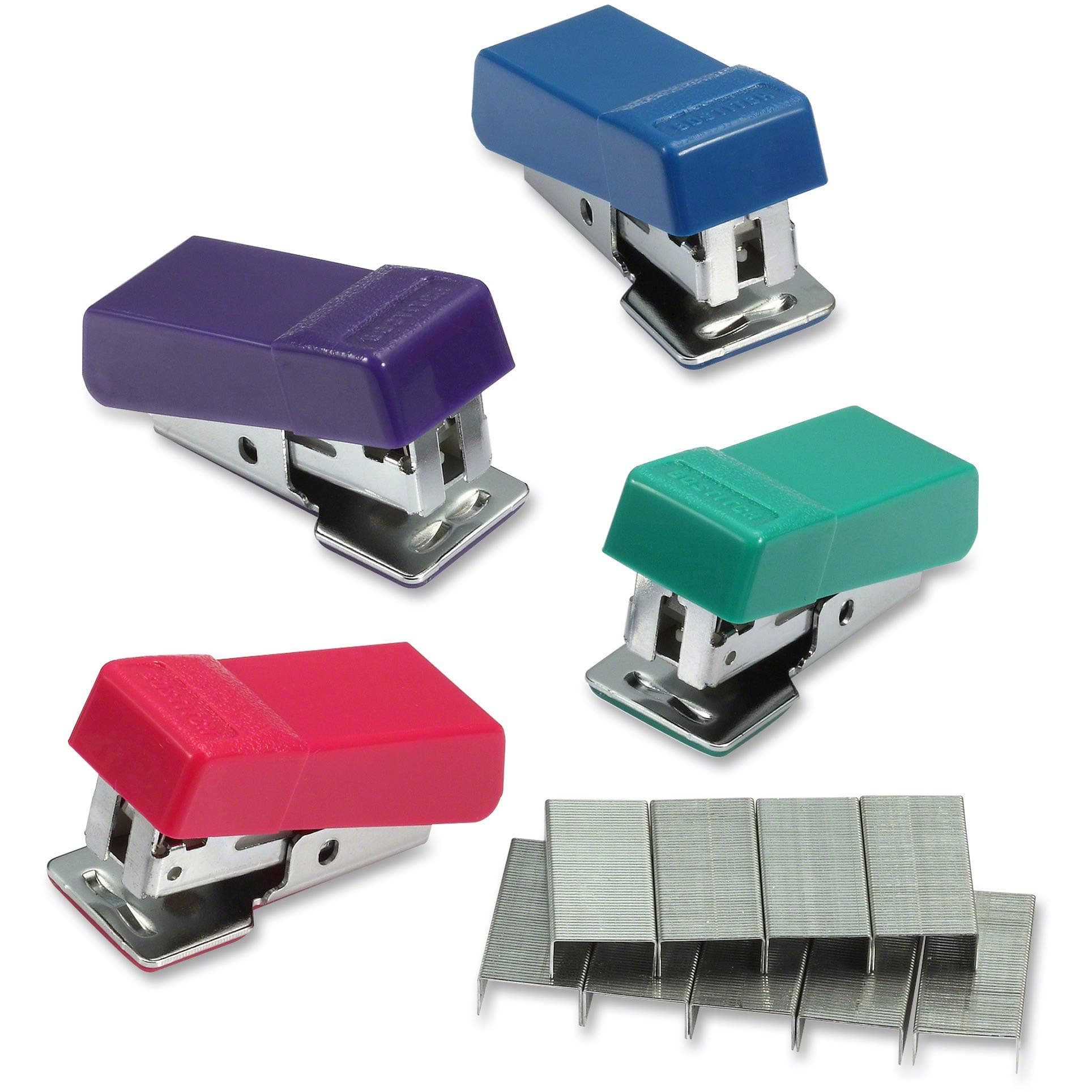 Office Mini Standard Stapler, 20 Sheet Capacity, Compact Design, Colors May Vary (100CSP)