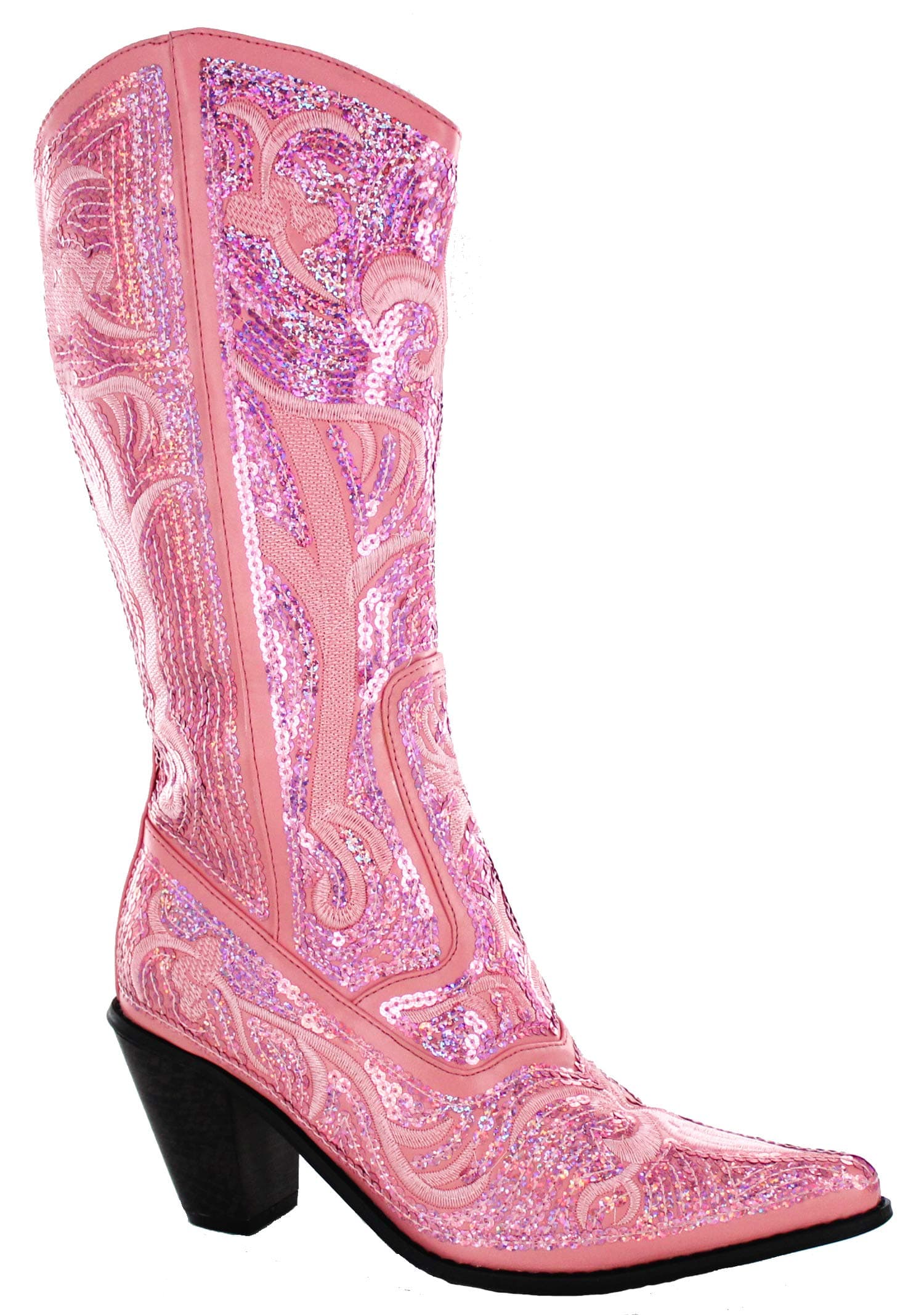 Helen's Heart Bling Boots (8, Pink)