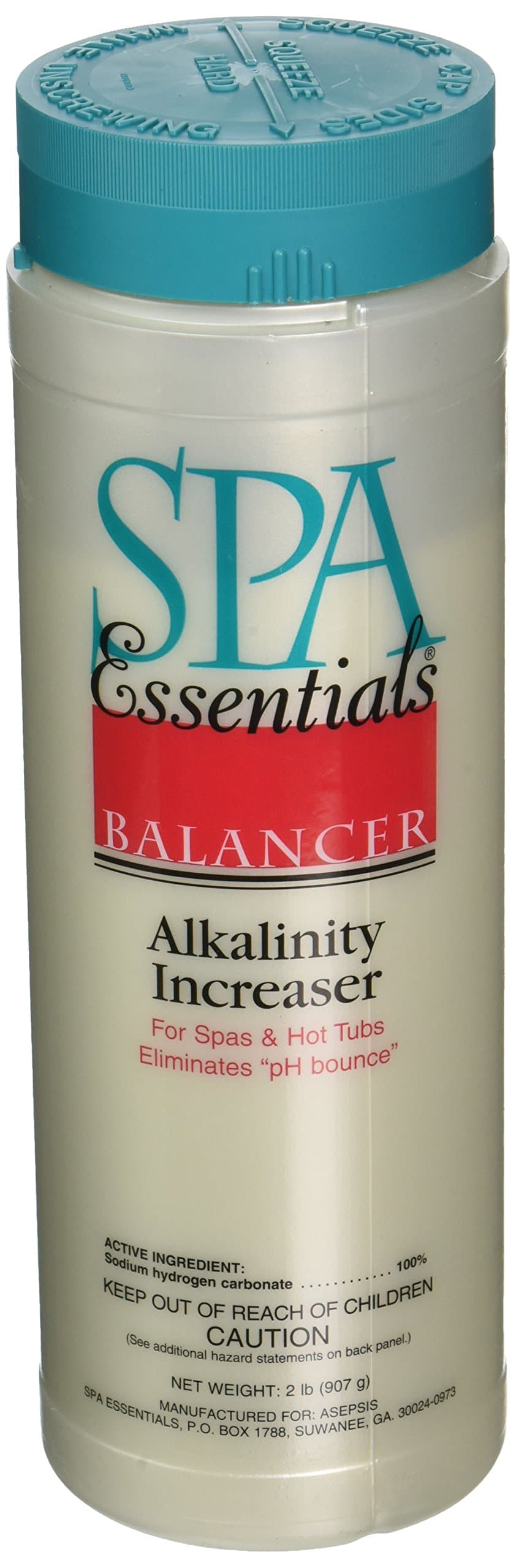 Spa Essentials 32538000 Total Alkalinity Increaser for Spas and Hot Tubs, 2-Pounds