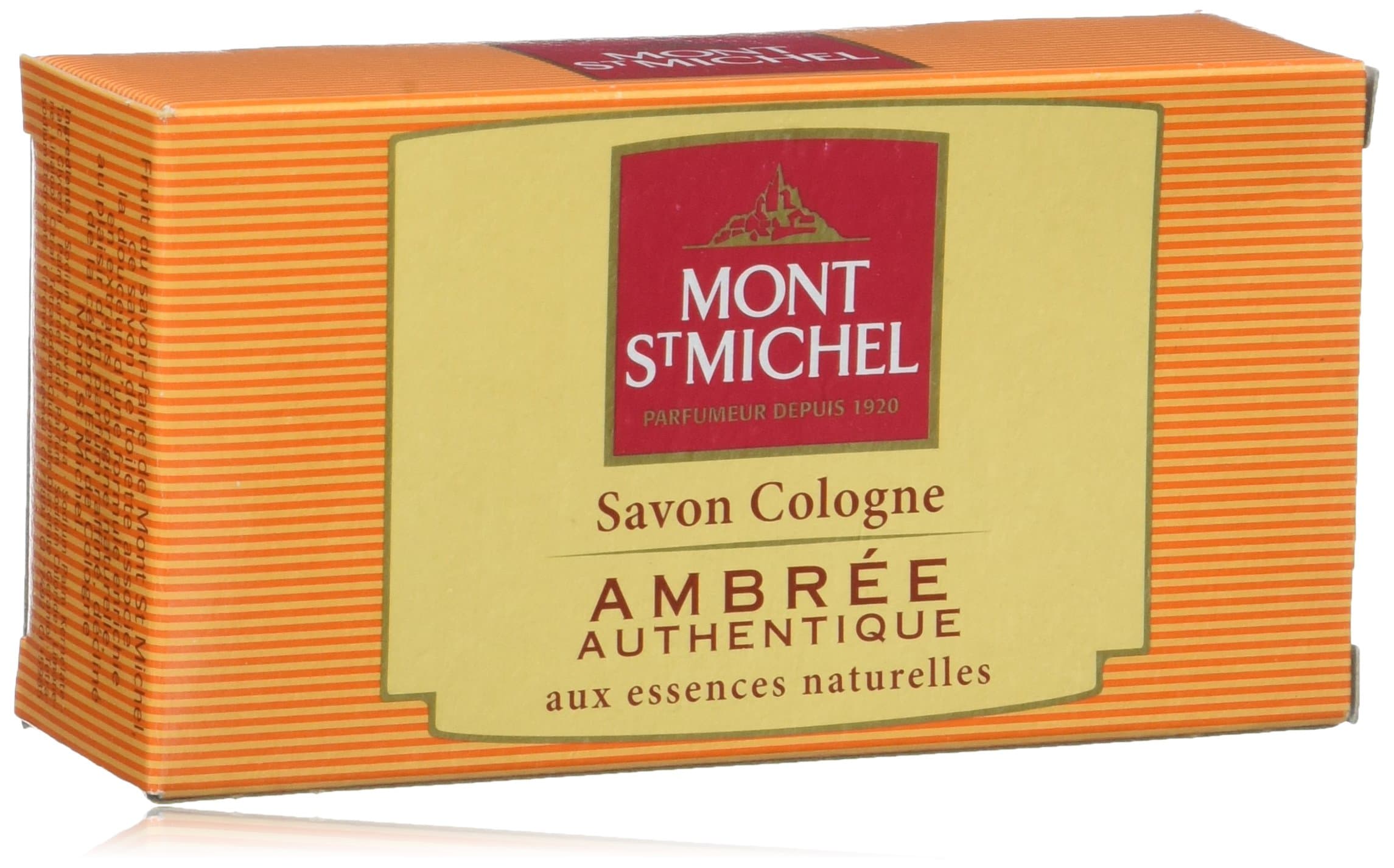 TRIIR Mont St Michel Solid Cologne Soap - Amber - 125g x 8 Pack