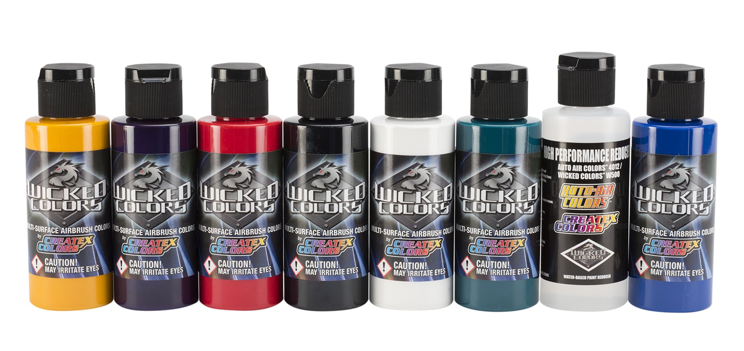 Createx Colors Wicked Color Sampler Set - 2 Ounce Bottles