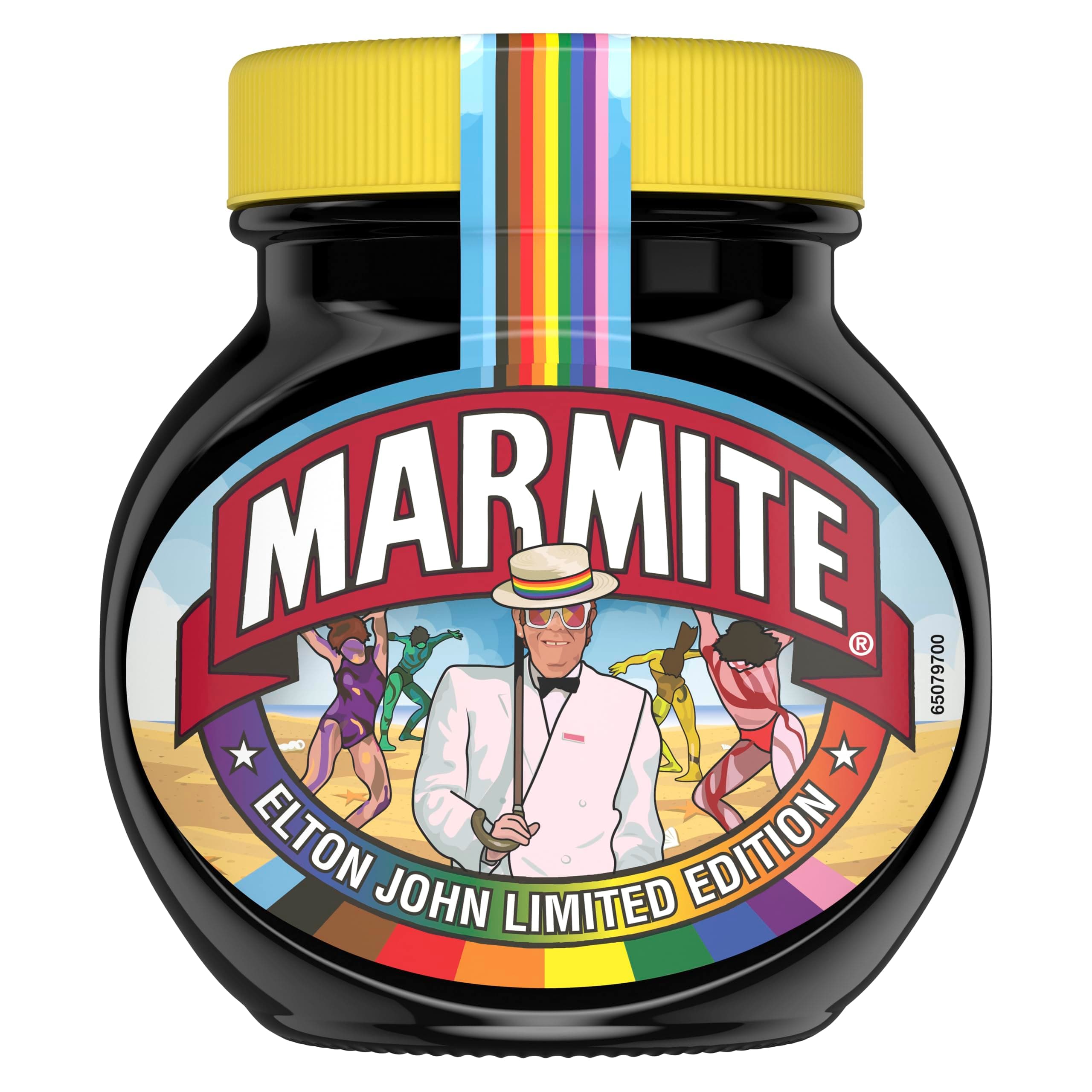Marmite Elton John Limited Edition Spread Classic Yeast Extract made with sustainably grown ingredients rich in B vitamins 250 g