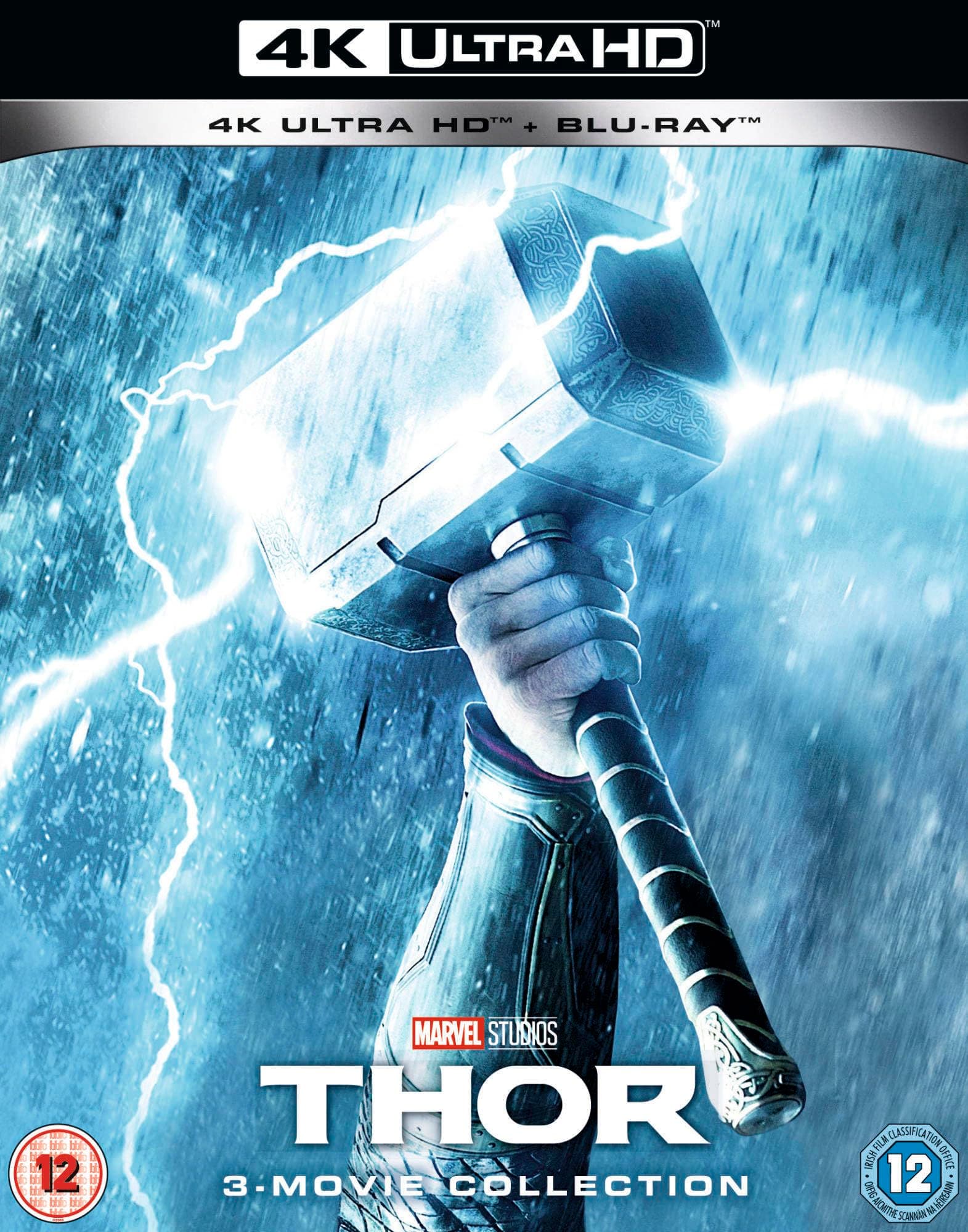 Marvel Studios Thor Trilogy [Blu-ray + UHD] [2019] [Region Free] [4K UHD]