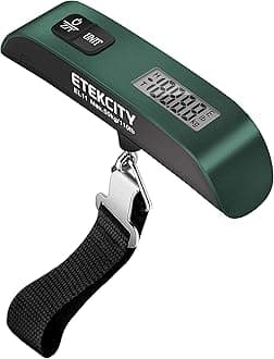 EtekcityEtekcity Luggage Scale, Digital Portable Handheld Suitcase Weight for Travel, Green, 1 Pack, 1 Pack