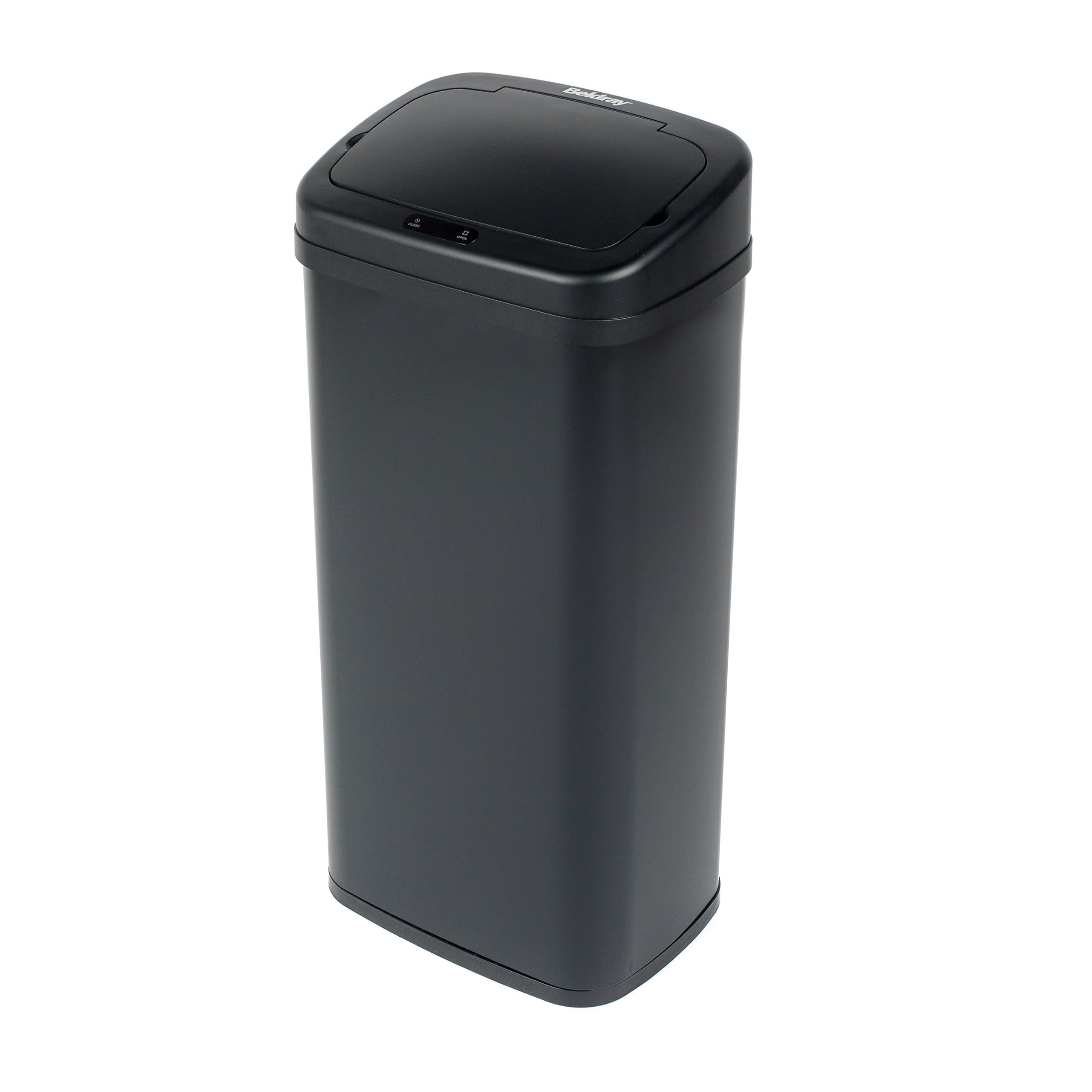 Beldray BW07021GP Square Sensor Bin, 50 Litre, Black, 50L