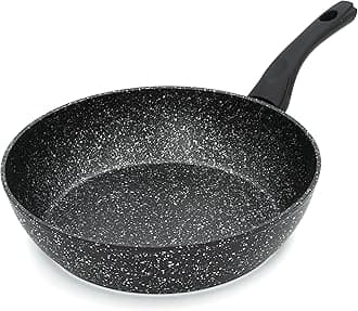 Blackmoor 66199 Classic 28cm Non Stick Sauté Pan/Deep Sided Induction Frying Pan/Cool Touch Handle/Suitable for Induction, Electric and Gas Hobs/Black Colour