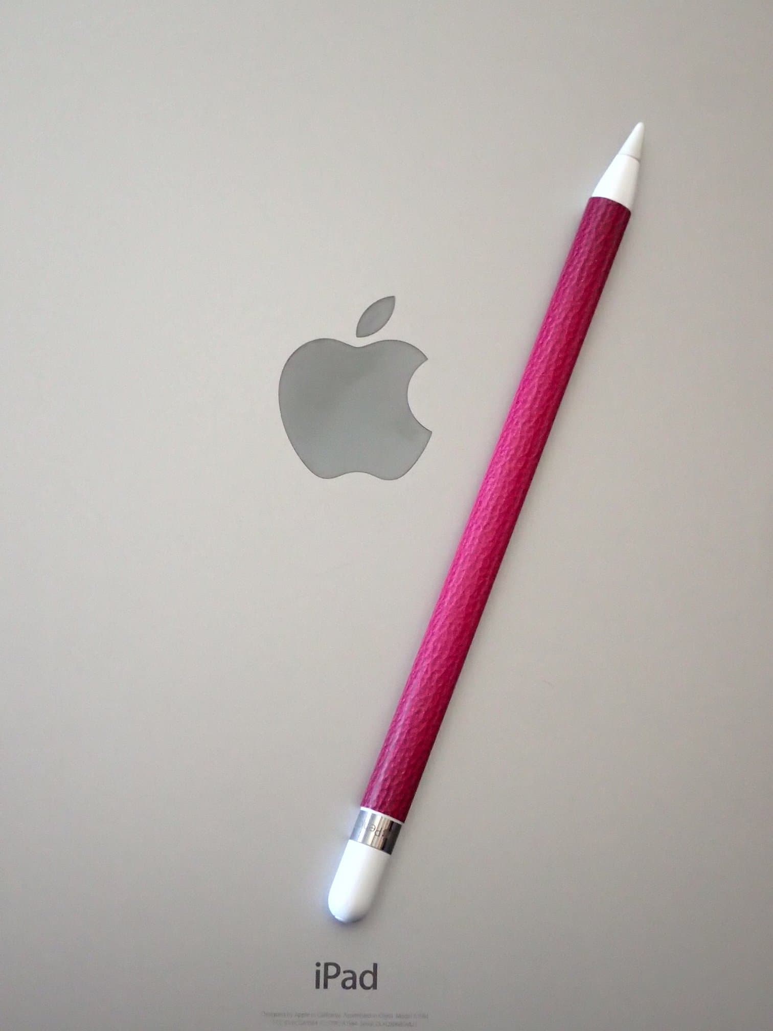Apple Pencil Skin / Wrap - Pink Leather
