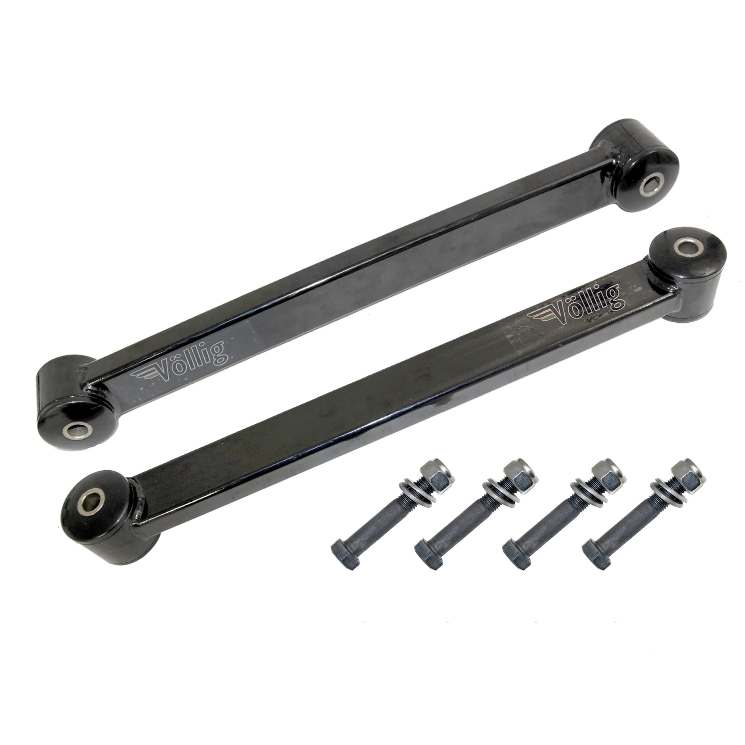 Lower Rear Trailing Control Arms Pair with Hardware - Left and Right for Ford Expedition Lincoln Navigator (Tubular with Polyurethane Bushings) | F85Z-5A649-AA | F85Z 5A649-BA