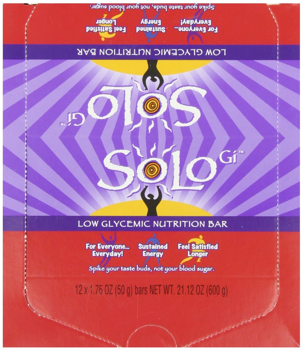SoLo Gi Berry Bliss Bars, 1.76-Ounce Bars (Pack of 12)