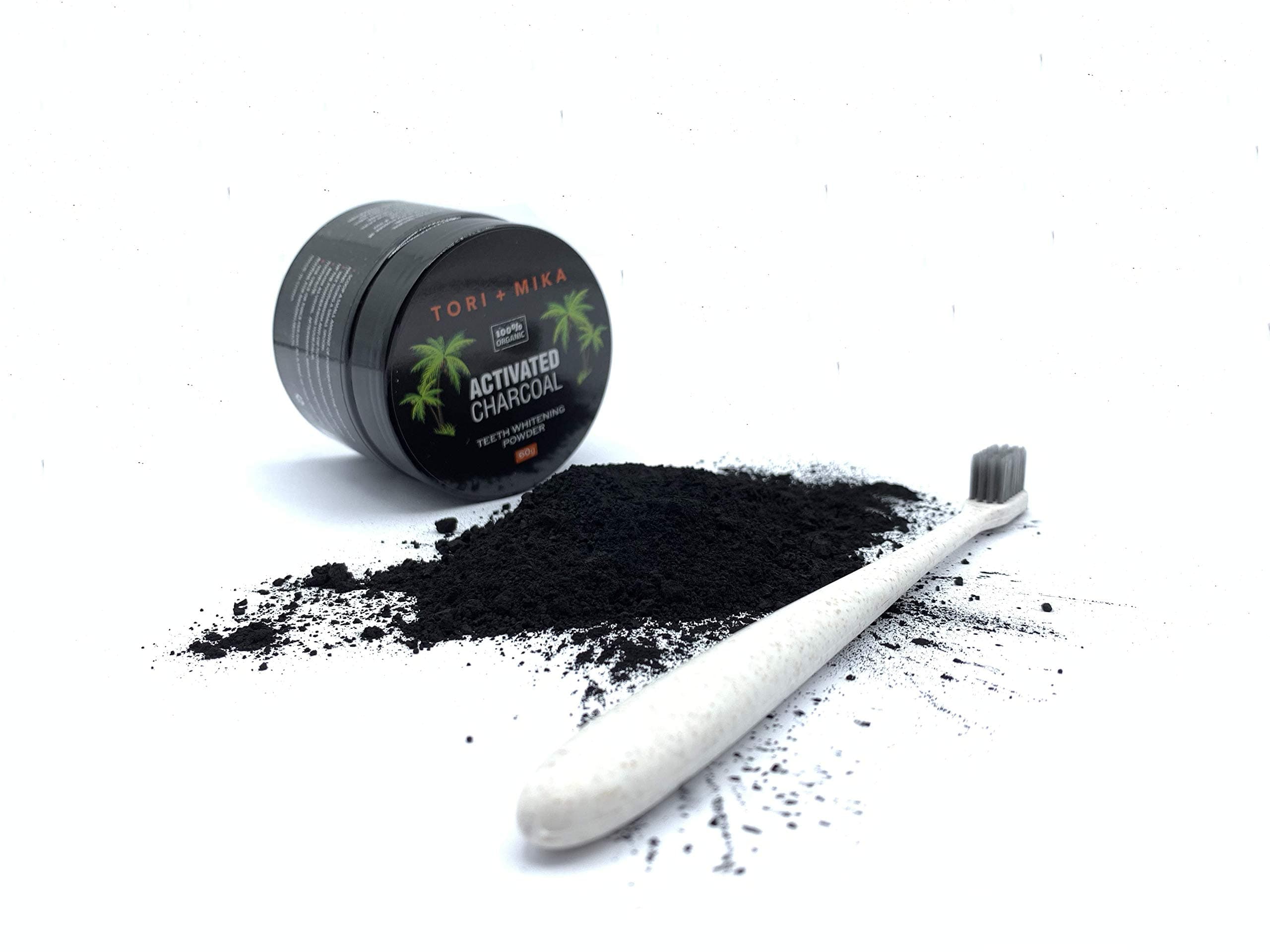 Teeth Whitening Kit Charcoal Toothpaste Activated Charcoal Powder Organic Toothpaste Whitening White Teeth Whitener Bleach Carbon Fluoride Free Best Teeth Whitening Products Whitening Activated Carbon