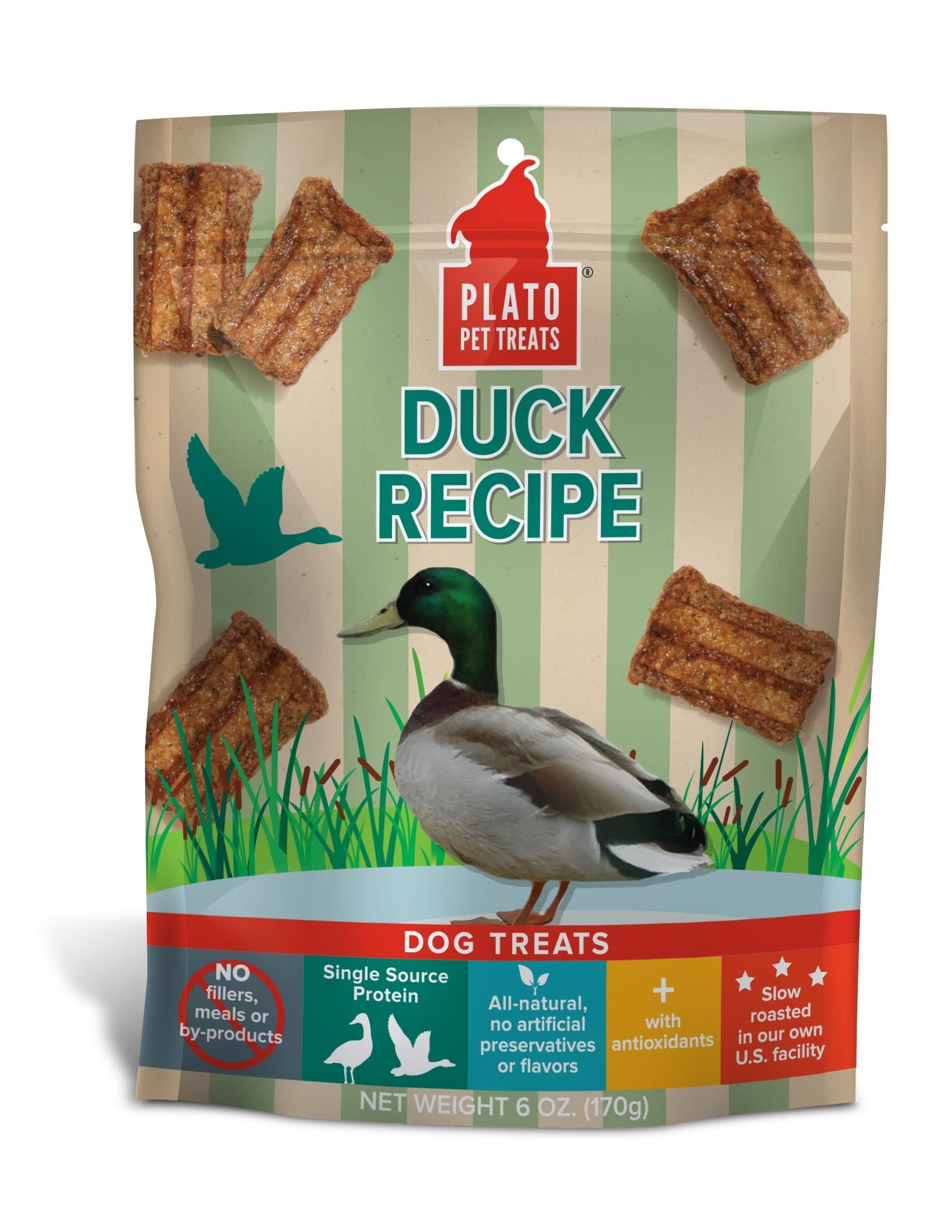 PLATO Original Real Strips Duck 6oz, brown