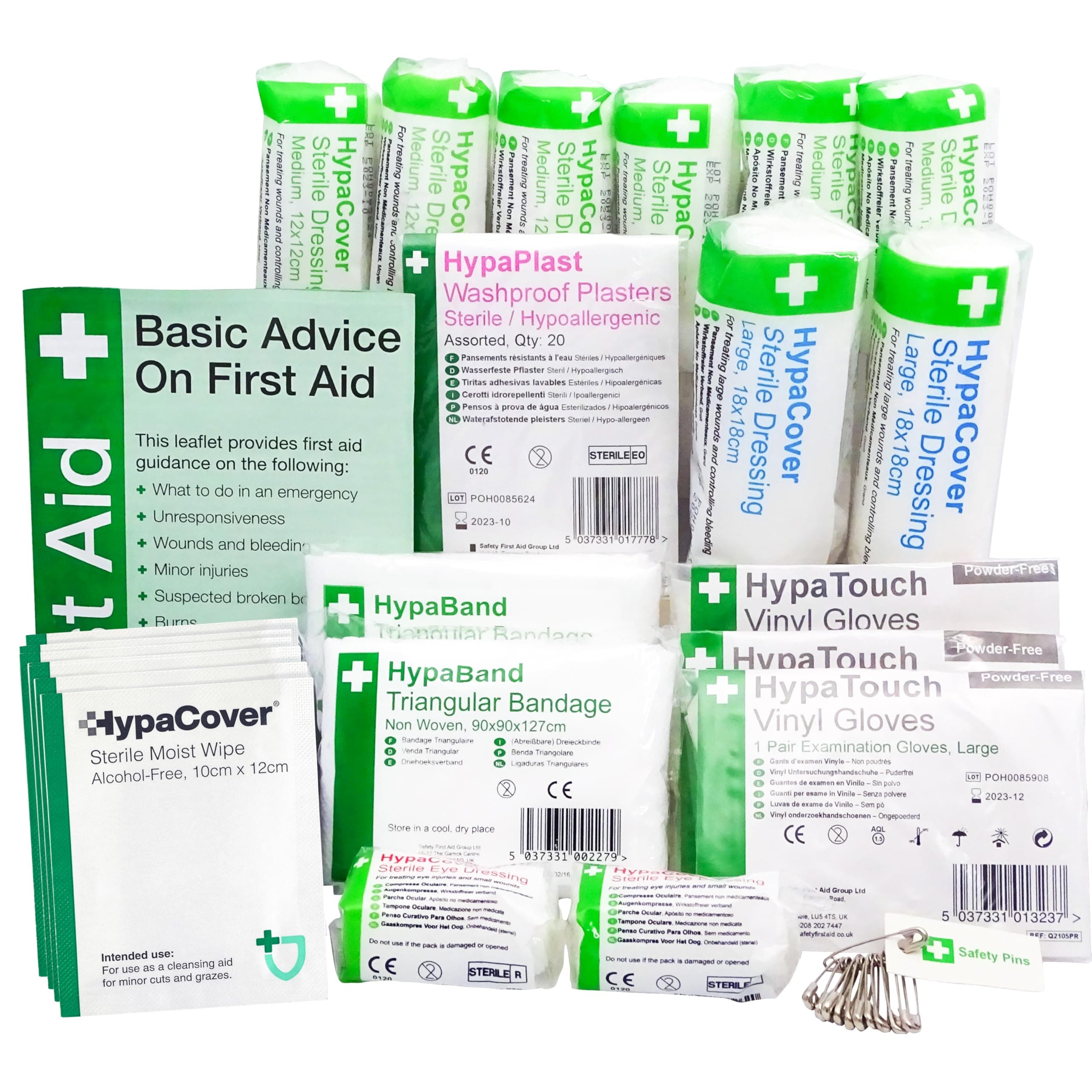 Safety First Aid Group HSE 1-10 Persons First Aid Refill