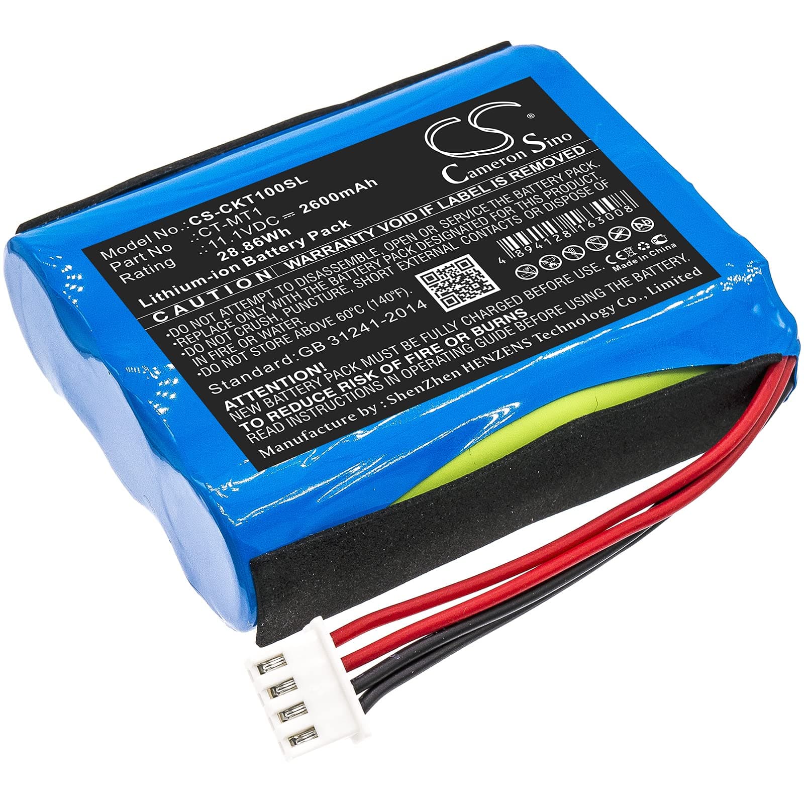 11.1V Battery Replacement for Tecatel M-T1 Combo