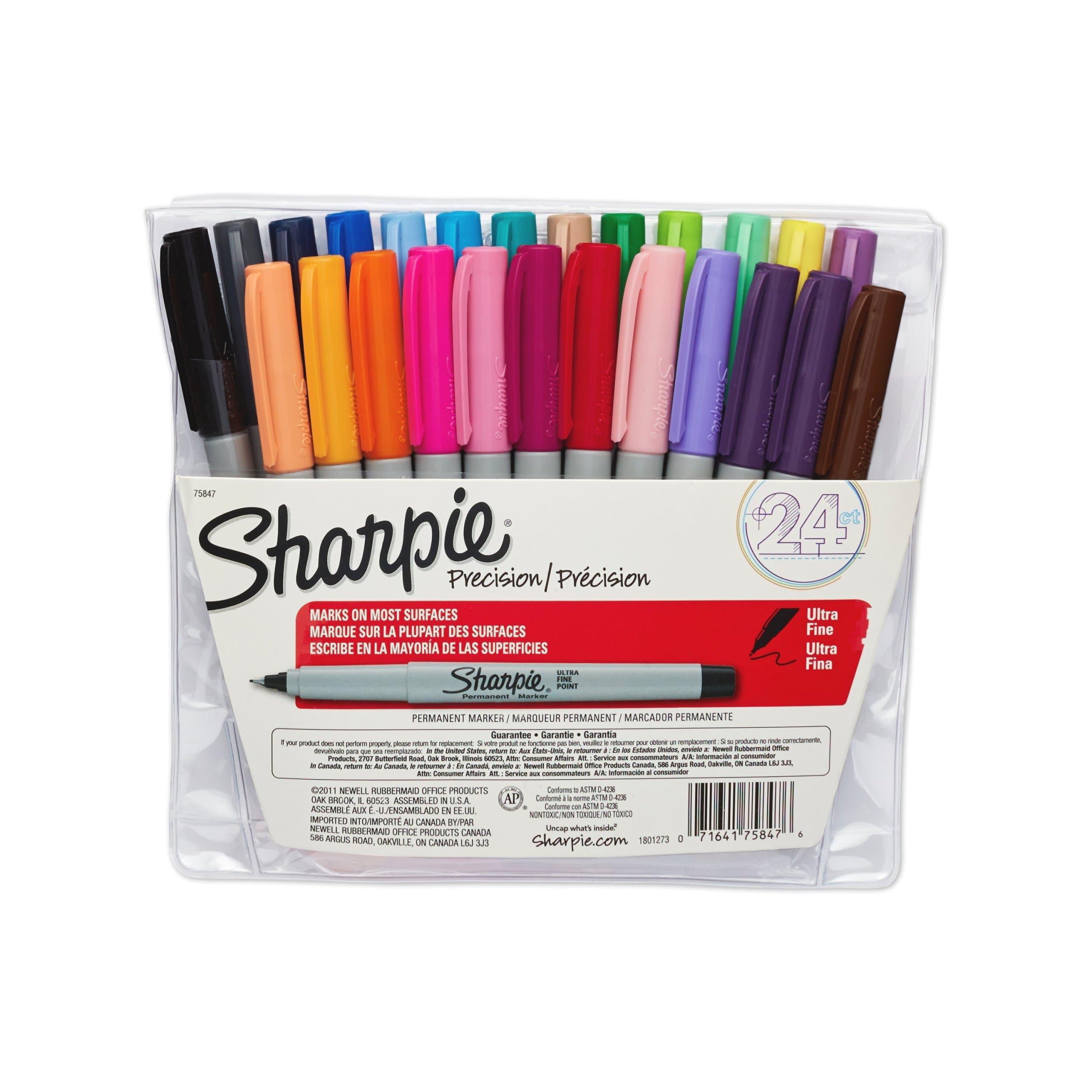 SharpieColor Burst Permanent Markers 24-Count