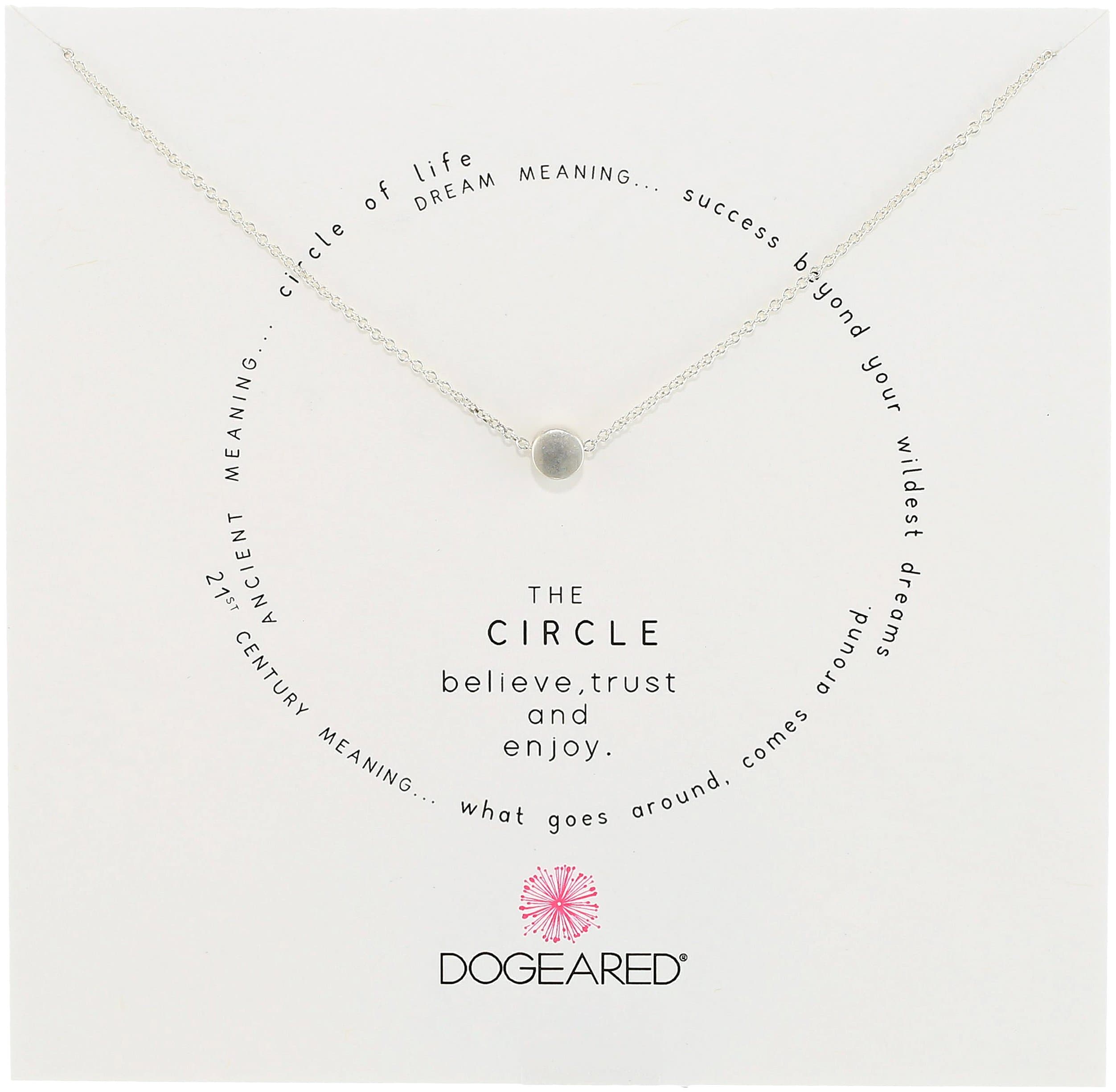 Dogeared Karma The Circle Necklace,16"