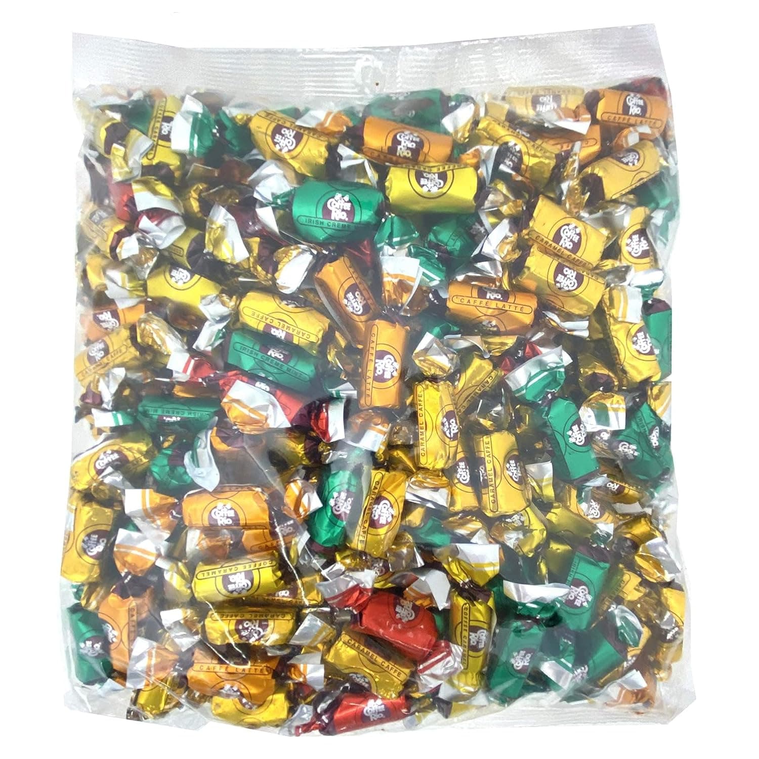 Coffee Rio Assorted Coffee Candy Variety Pack, 3 Pound Bag - Individually Wrapped Bulk Hard Candies Blended with Fresh Dairy Cream - Perfect for Office Candy Bowls, Buffets, Gifts - Kosher Certified
