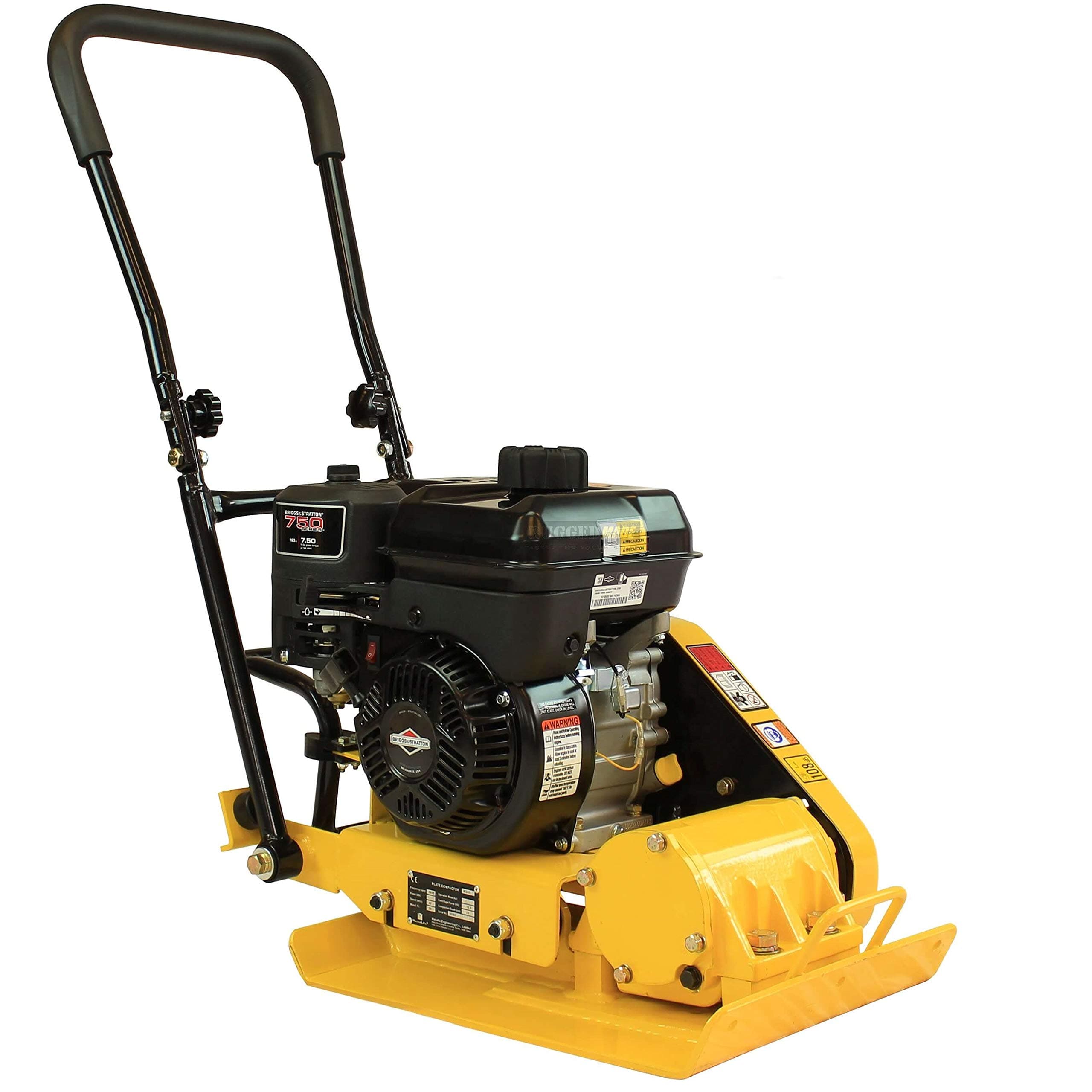 RuggedMade MS60B 2,400 Pound Compaction Force Plate Compactor with 5HP Engine