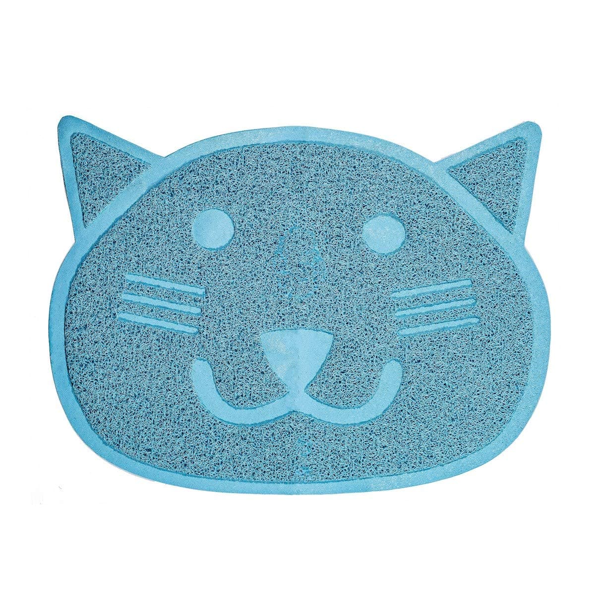 Kitty Litter Trapper Keeper - Cat Shaped Litter Mat for All Cats, Great for Cleaning Up After Your Cat - 23.5" x 17.5"
